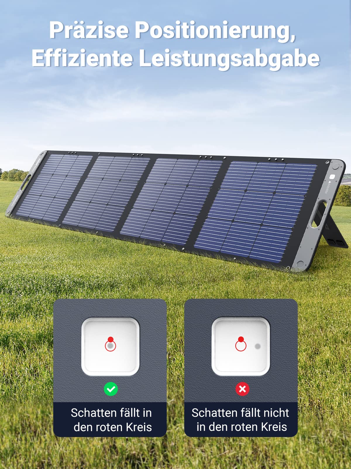 UGREEN Solar Panel Foldable Solar Panel for Portable Power Station (200 W) - Image 4