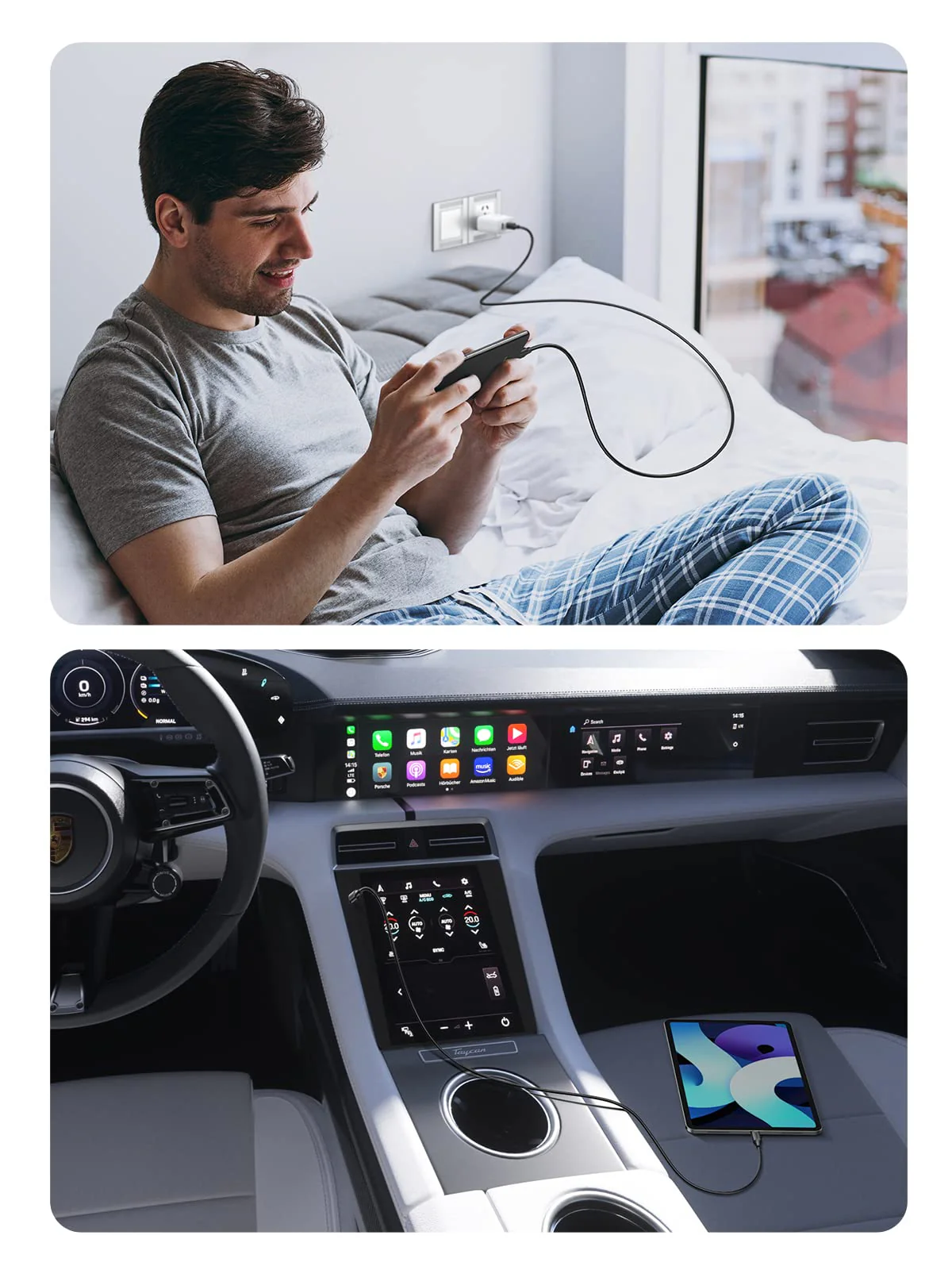 UGREEN USB C to USB C Cable, 2 Pack 100W 1M - Image 8