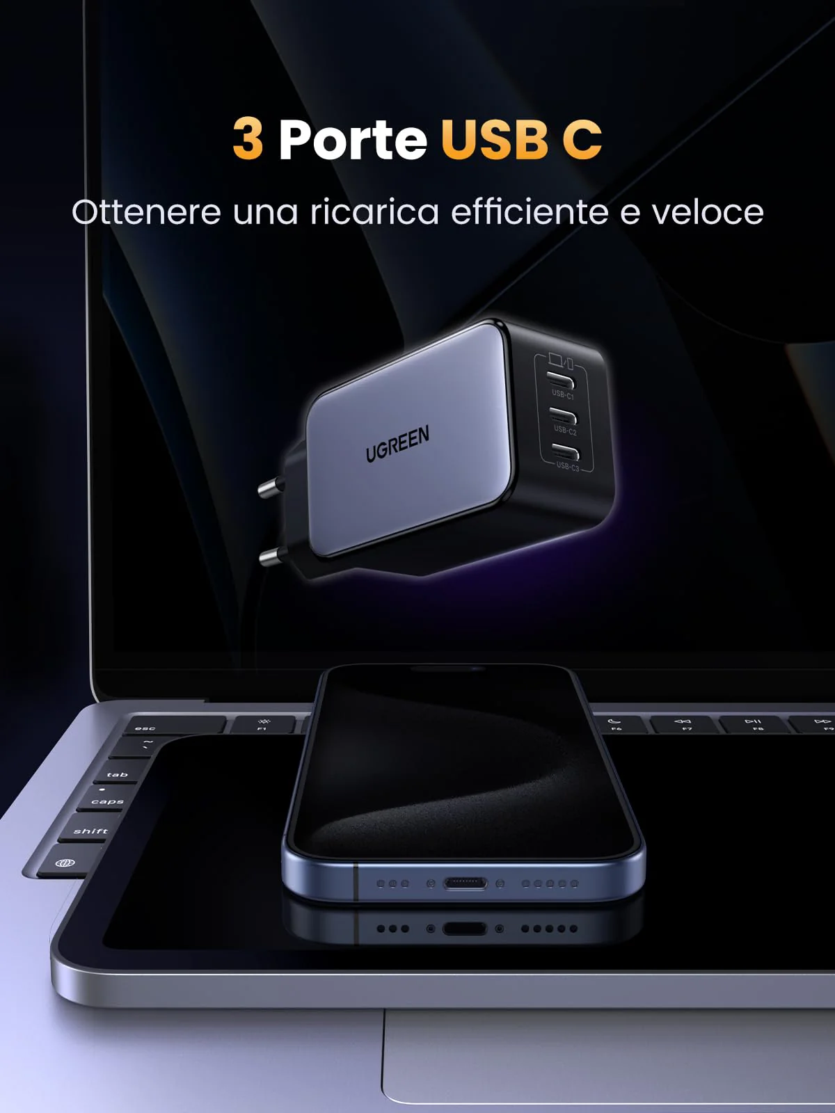 UGREEN Nexode 65W USB C Charger with 3 Type C Charger 45W PPS Fast Charging GaNInfinity Compatible with MacBook Pro Air iPad iPhone 17 Pro Max Air/Series 16-12 Pixel 10 9 Galaxy S26 - Image 4