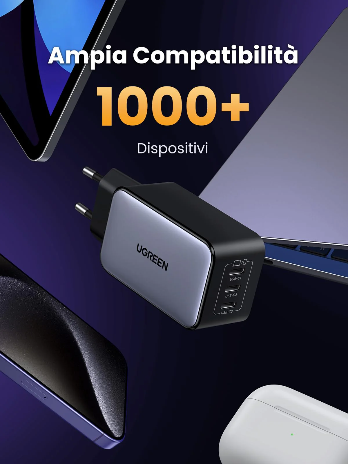 UGREEN Nexode 65W USB C Charger with 3 Type C Charger 45W PPS Fast Charging GaNInfinity Compatible with MacBook Pro Air iPad iPhone 17 Pro Max Air/Series 16-12 Pixel 10 9 Galaxy S26 - Image 7