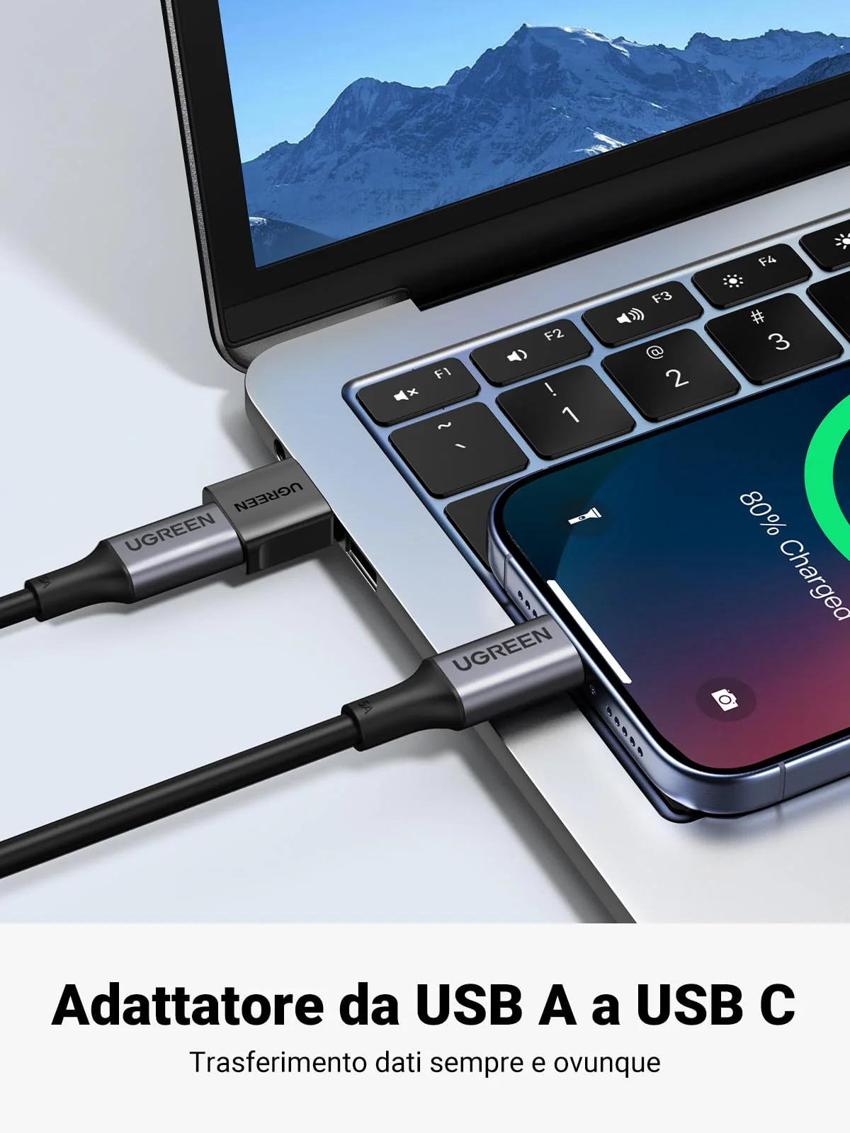 UGREEN USB C Adapter USB A 3.1 10Gbps 3 Pieces Male to Female Converter Type C Portable Compatible with iPhone 17 16 Pro Air Plus Max Galaxy S25 S24 CarPlay iPad PC Laptop MacBook - Image 5