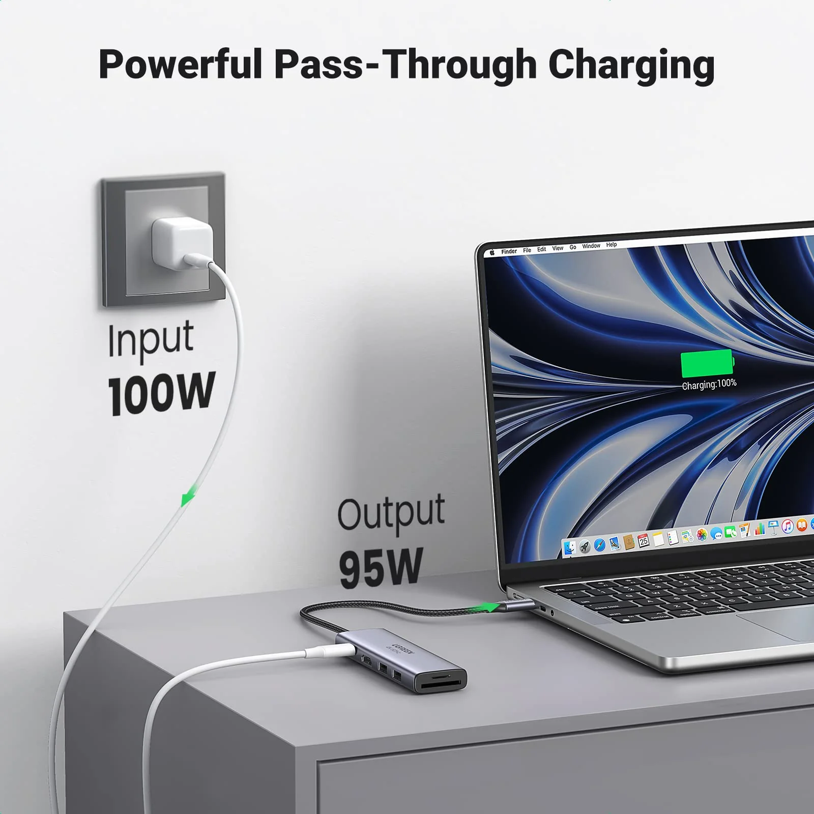 UGREEN USB C Hub 4K 60Hz, 6-in-1 USB C to USB Adapter - Image 4