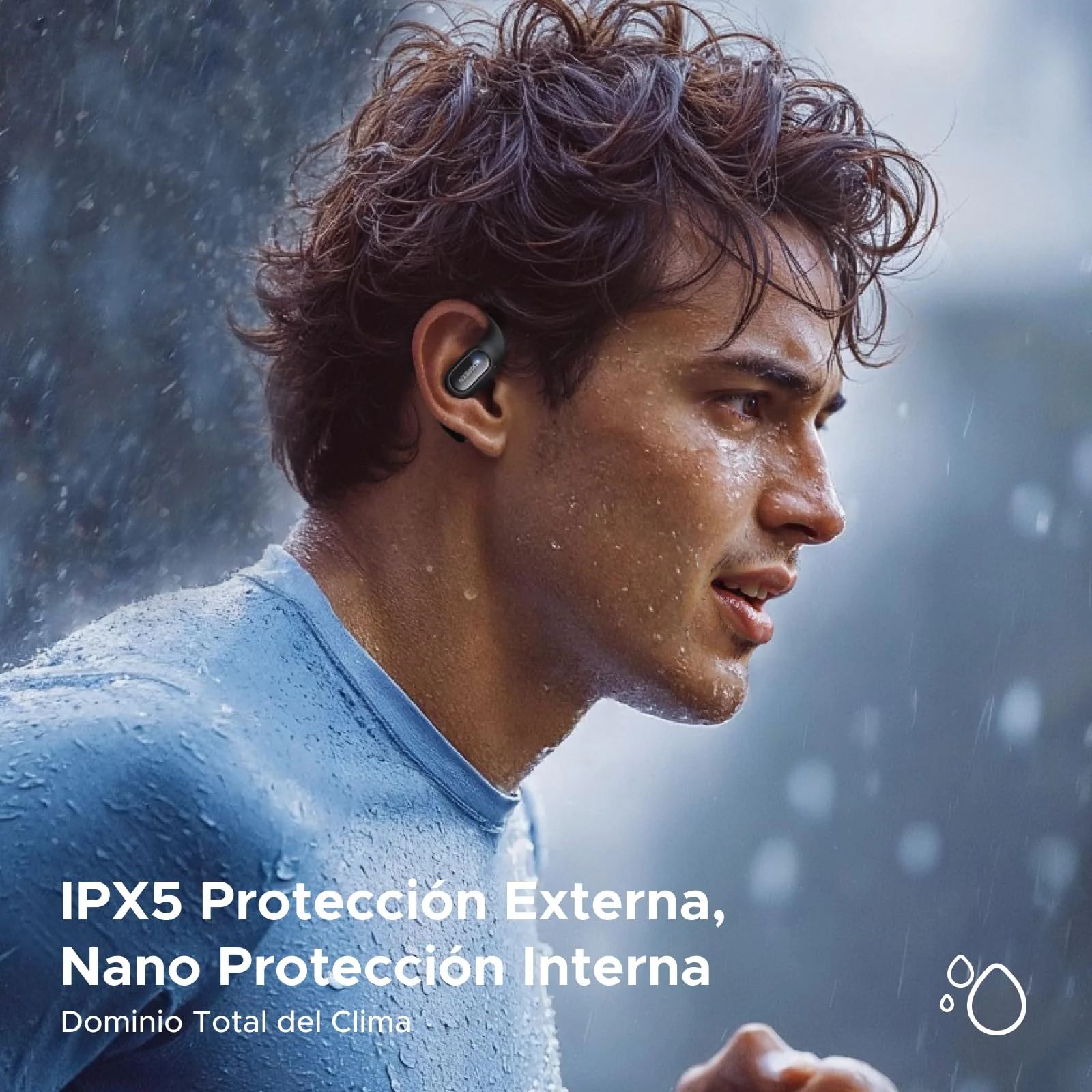 UGREEN FitBuds Wireless Sports Bluetooth Headphones Noise Reduction ENC 4 Microphones Bluetooth 6.0 28 Hours Space Audio Multipoint Connection Control with App IPX5 Black - Image 6