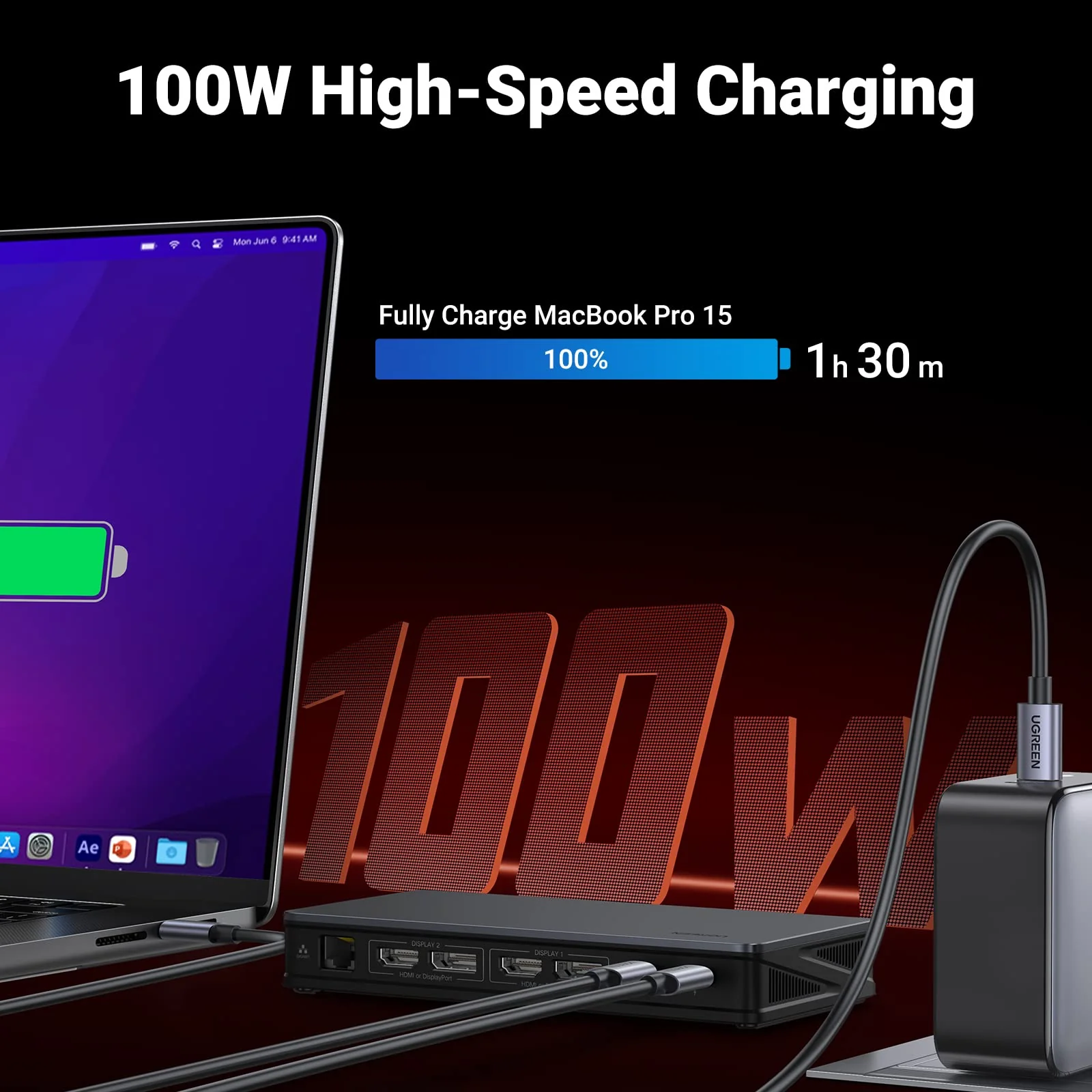 UGREEN Revodok Pro 209 Dual Display 9-in-1 Revodok USB C 4K Universal Docking Station - Image 7