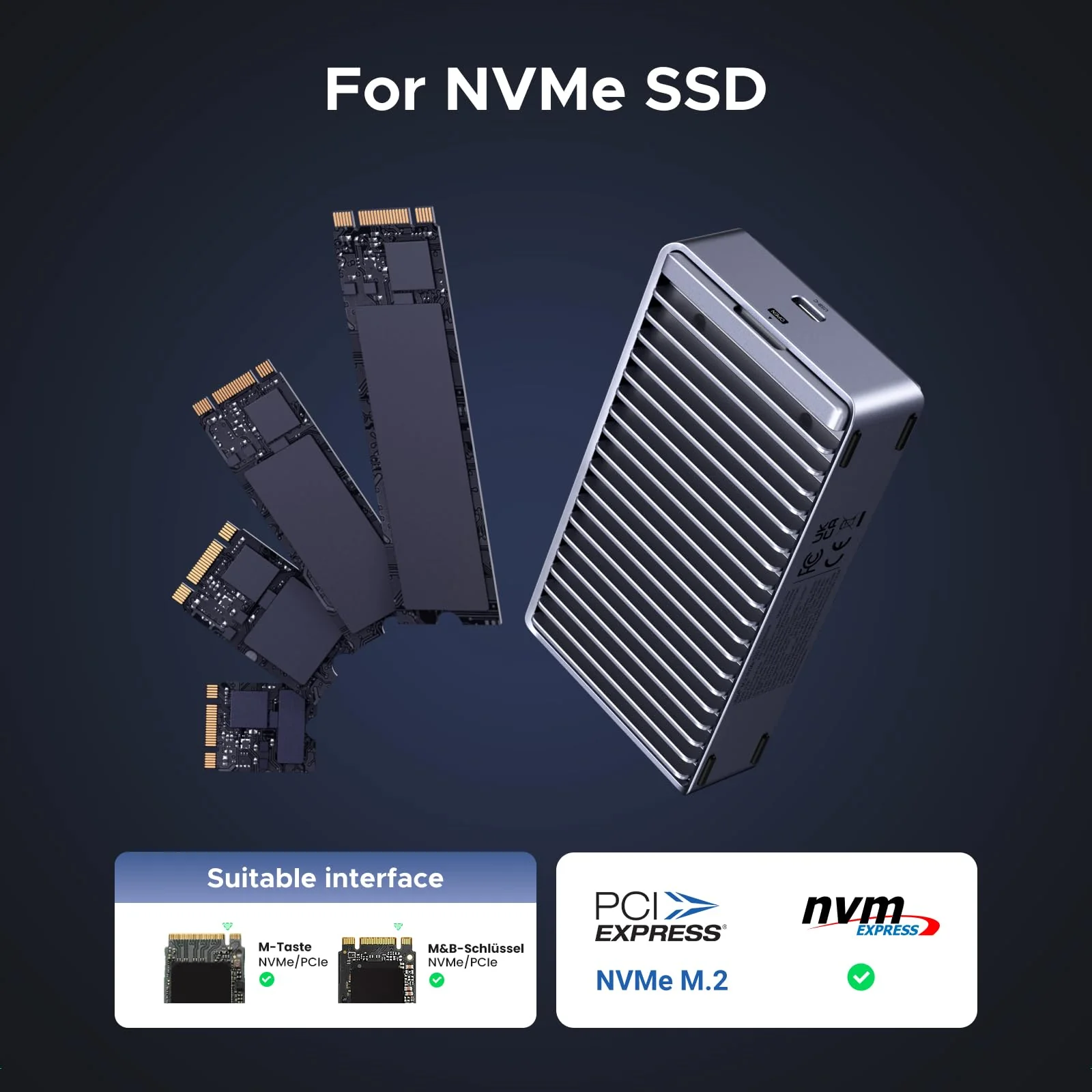 UGREEN M.2 NVMe SSD Enclosure 40Gbps - Image 5