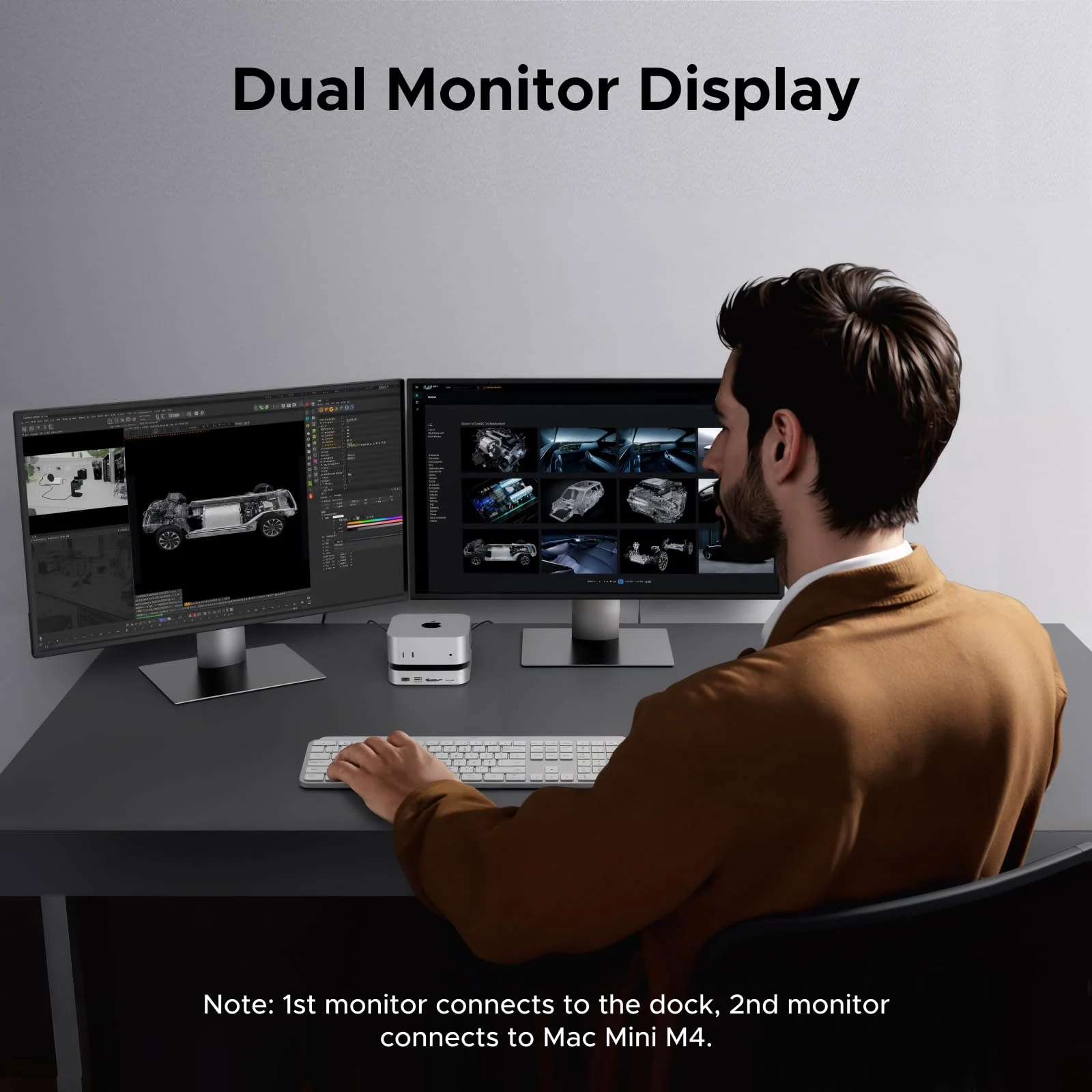 UGREEN Mac Mini M4 Docking Station (10-Port, 8K@120Hz, 8TB) - Image 3