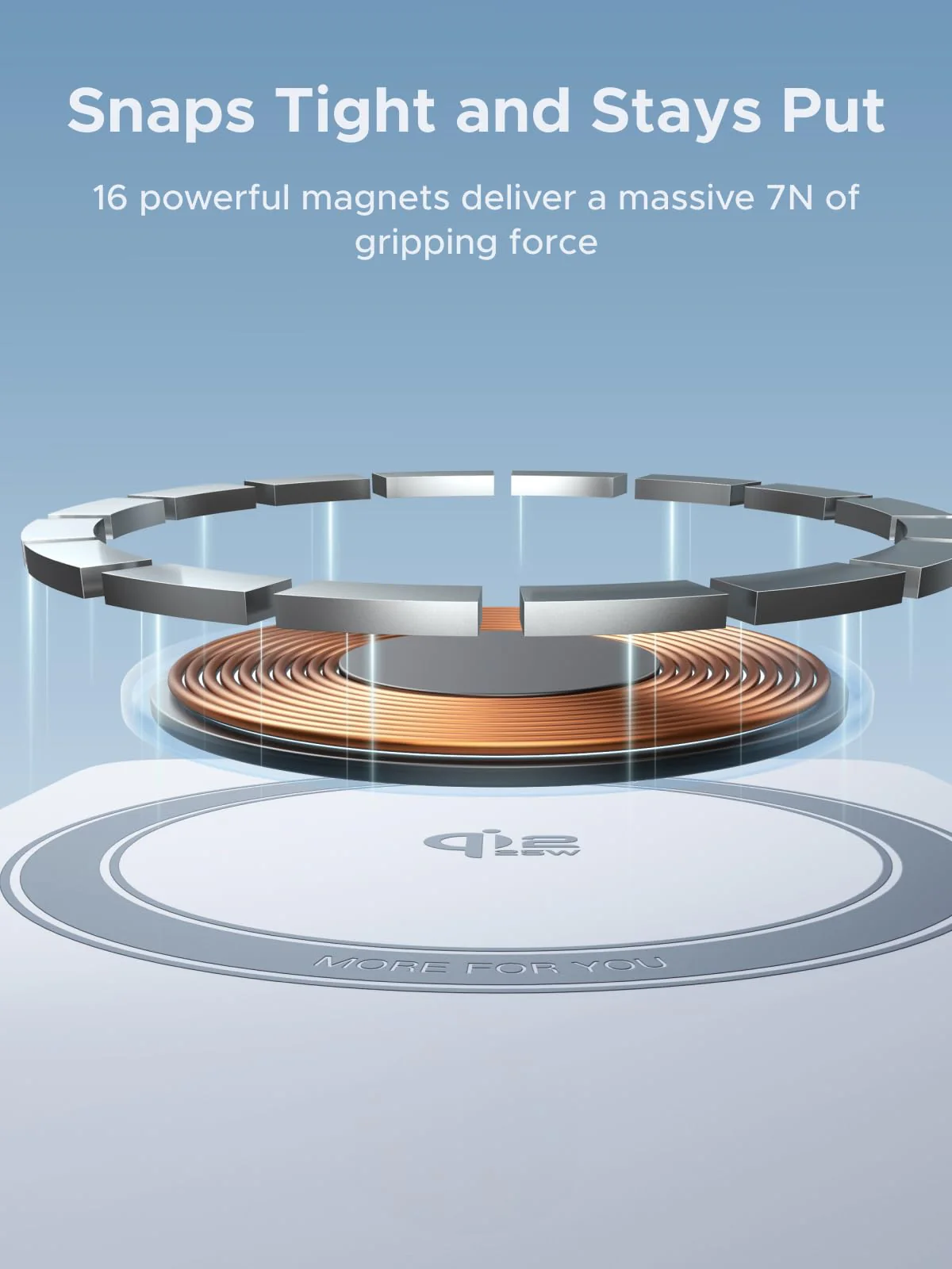UGREEN MagFlow 3-in-1 Magnetic Wireless Charger (Qi2 25W, MagSafe-Compatible) - Image 7