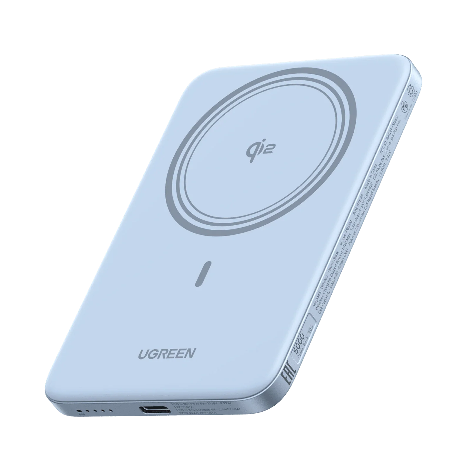 UGREEN MagFlow Air Magnetic Power Bank (5000mAh, Qi2 15W) - Image 11