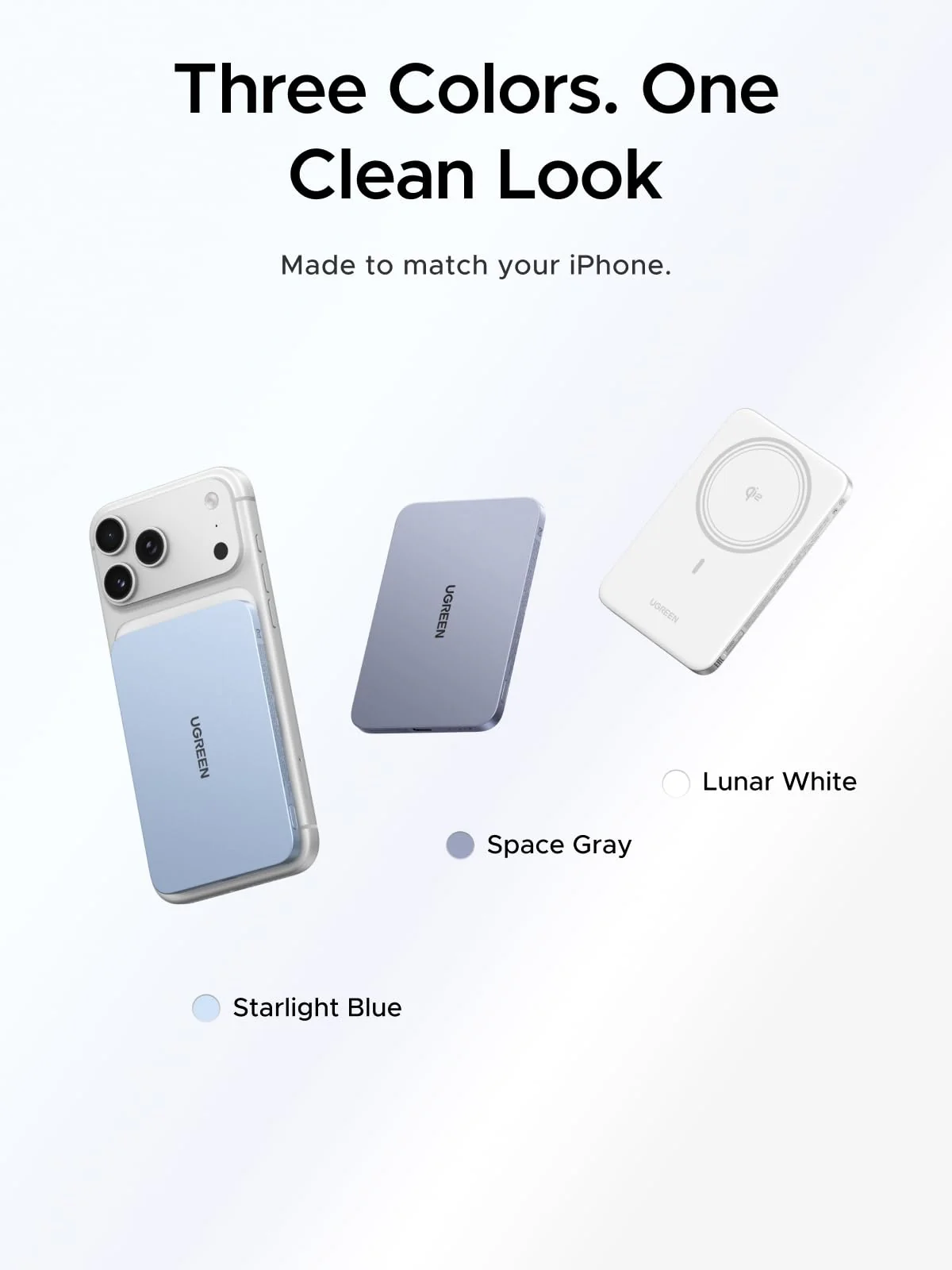 UGREEN MagFlow Air Magnetic Power Bank (5000mAh, Qi2 15W) - Image 9