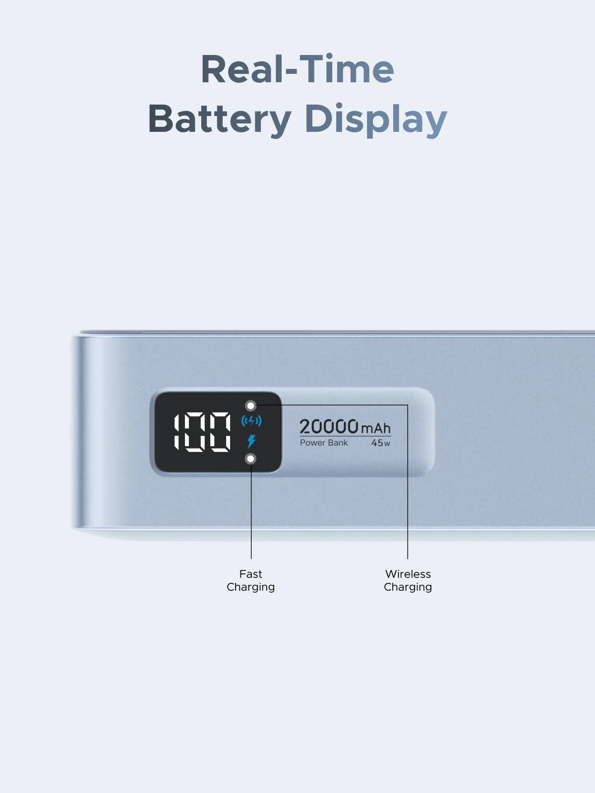 UGREEN MagFlow Magnetic Wireless Power Bank 20000mAh 45W (MagSafe compatible) - Image 8