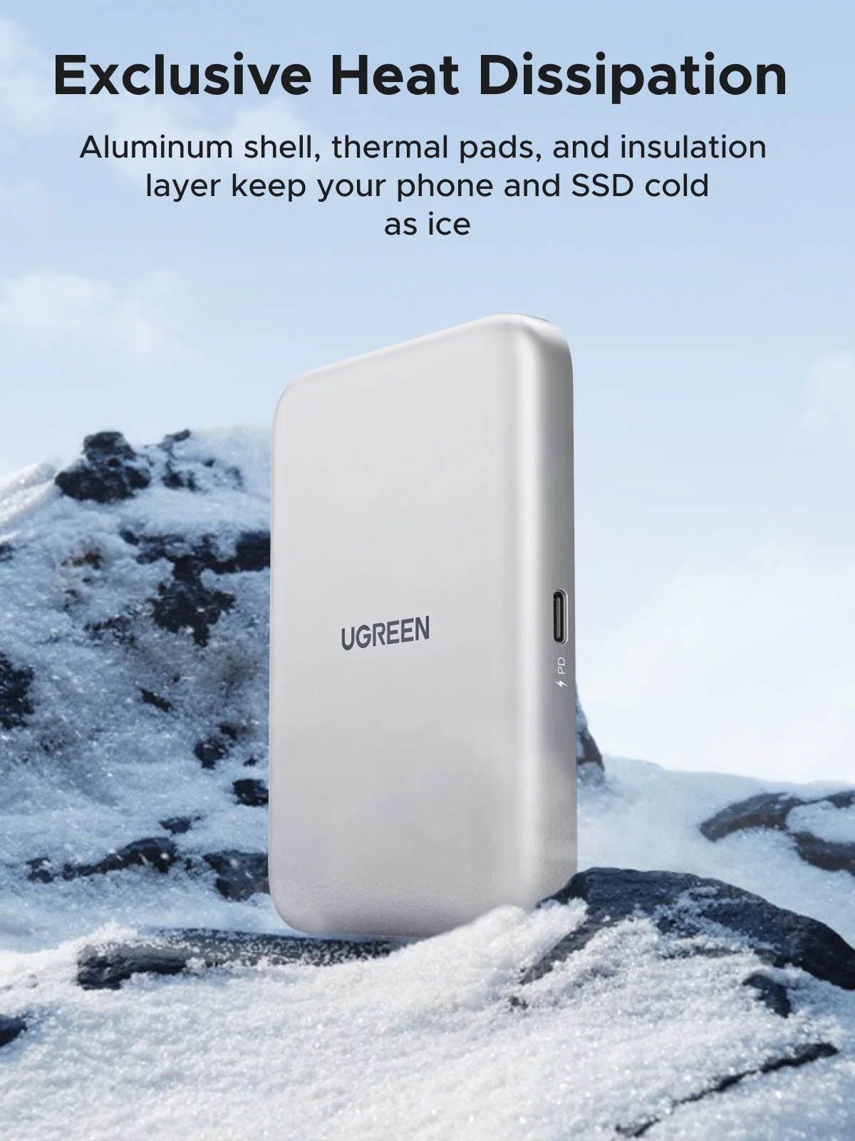 UGREEN Magnetic M.2 NVMe SSD Enclosure - Image 5