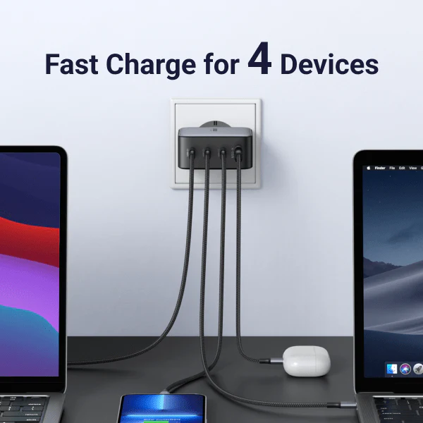 UGREEN Nexode 100W USB C GaN Charger-4 Port Wall Charger - Image 4