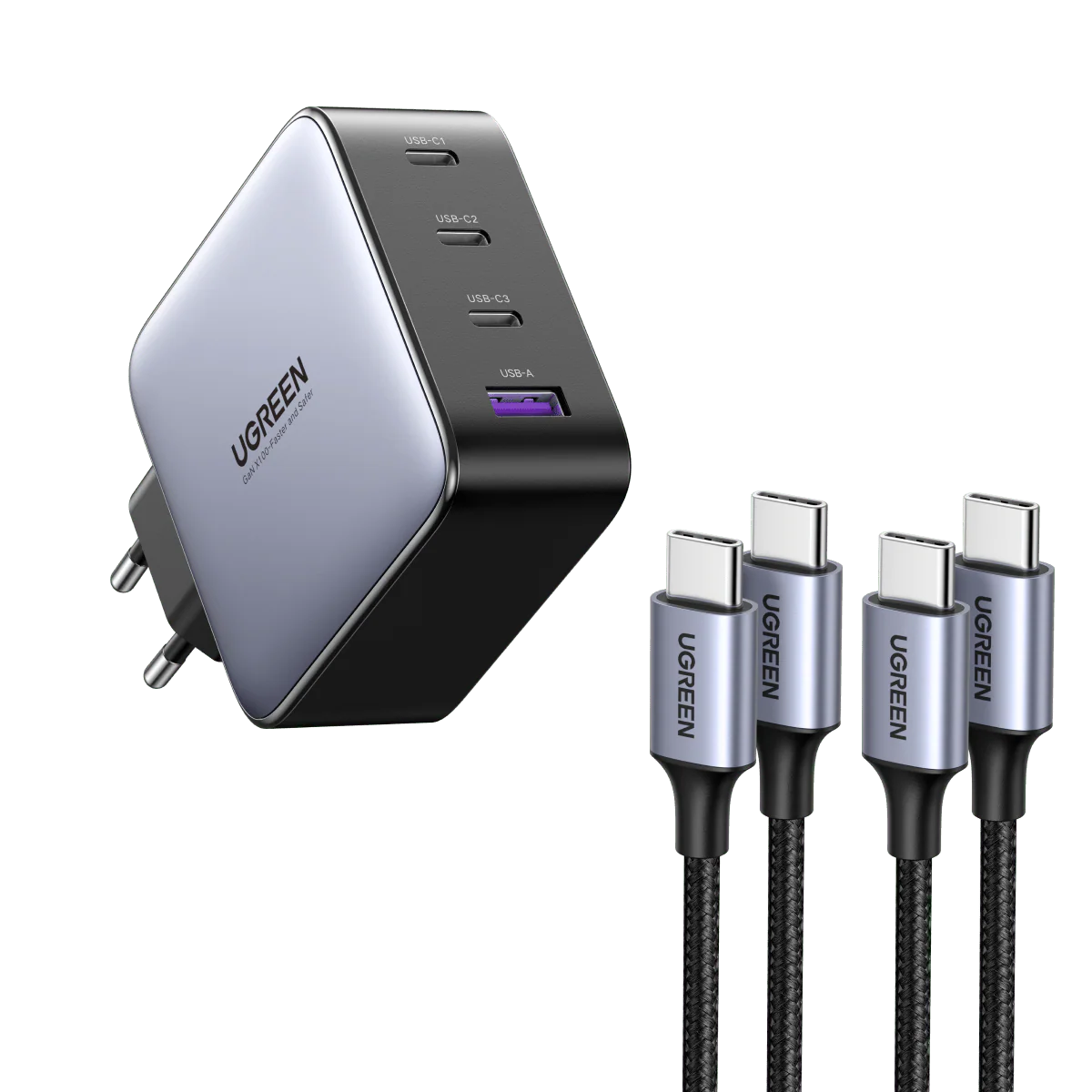 UGREEN Nexode 100W USB C GaN Charger-4 Port Wall Charger - Image 7