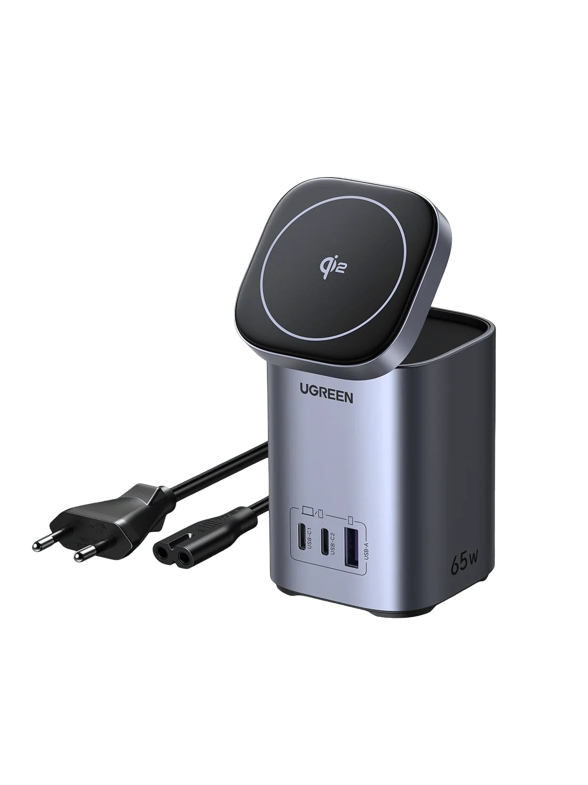 UGREEN Nexode GaN Charger (65W, Qi2 15W, 4-in-1)
