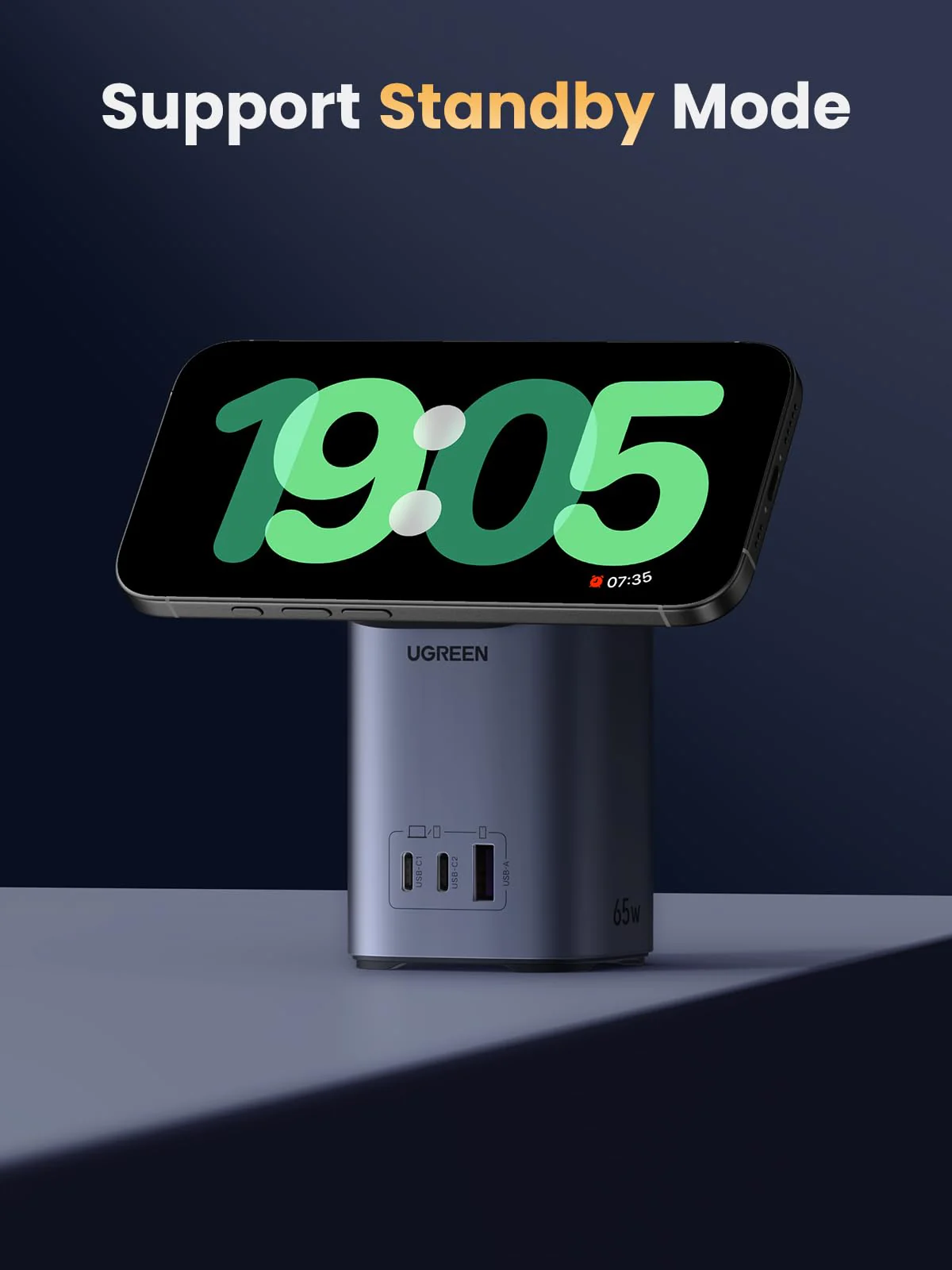 UGREEN Nexode GaN Charger (65W, Qi2 15W, 4-in-1) - Image 6