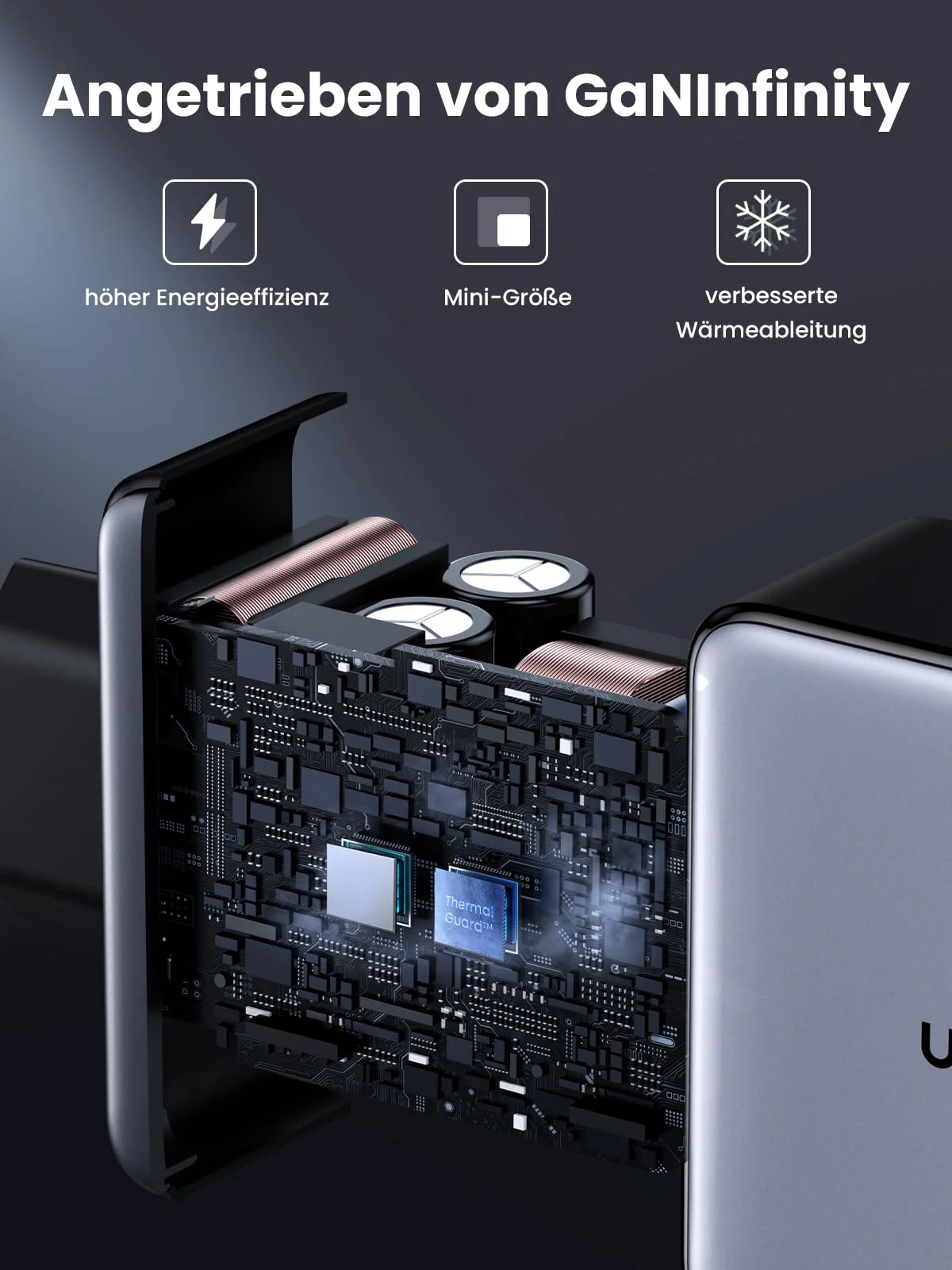 UGREEN Nexode X 160W PD 3.1 4-Port GaN Charger - Image 4