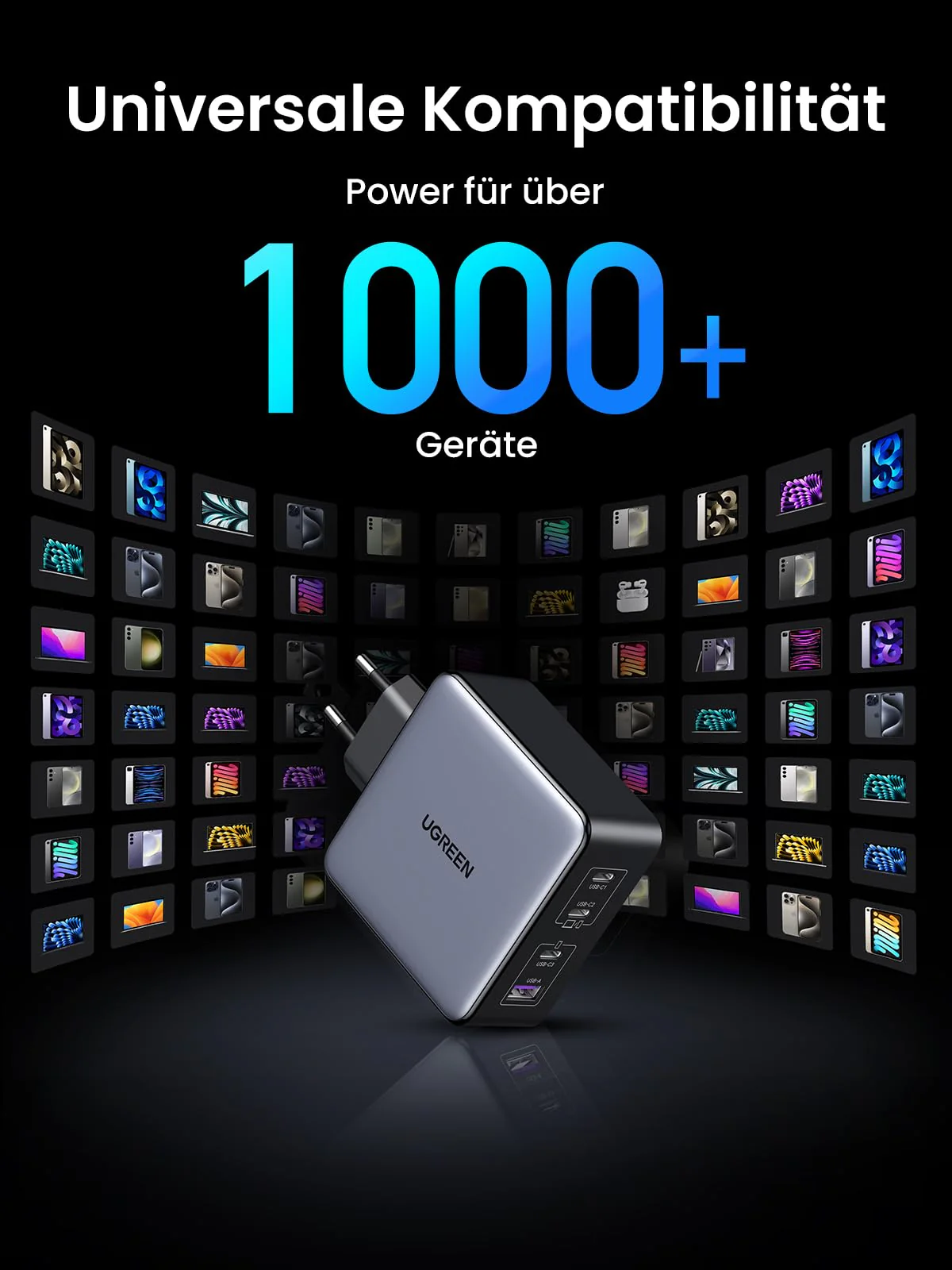 UGREEN Nexode X 160W PD 3.1 4-Port GaN Charger - Image 8