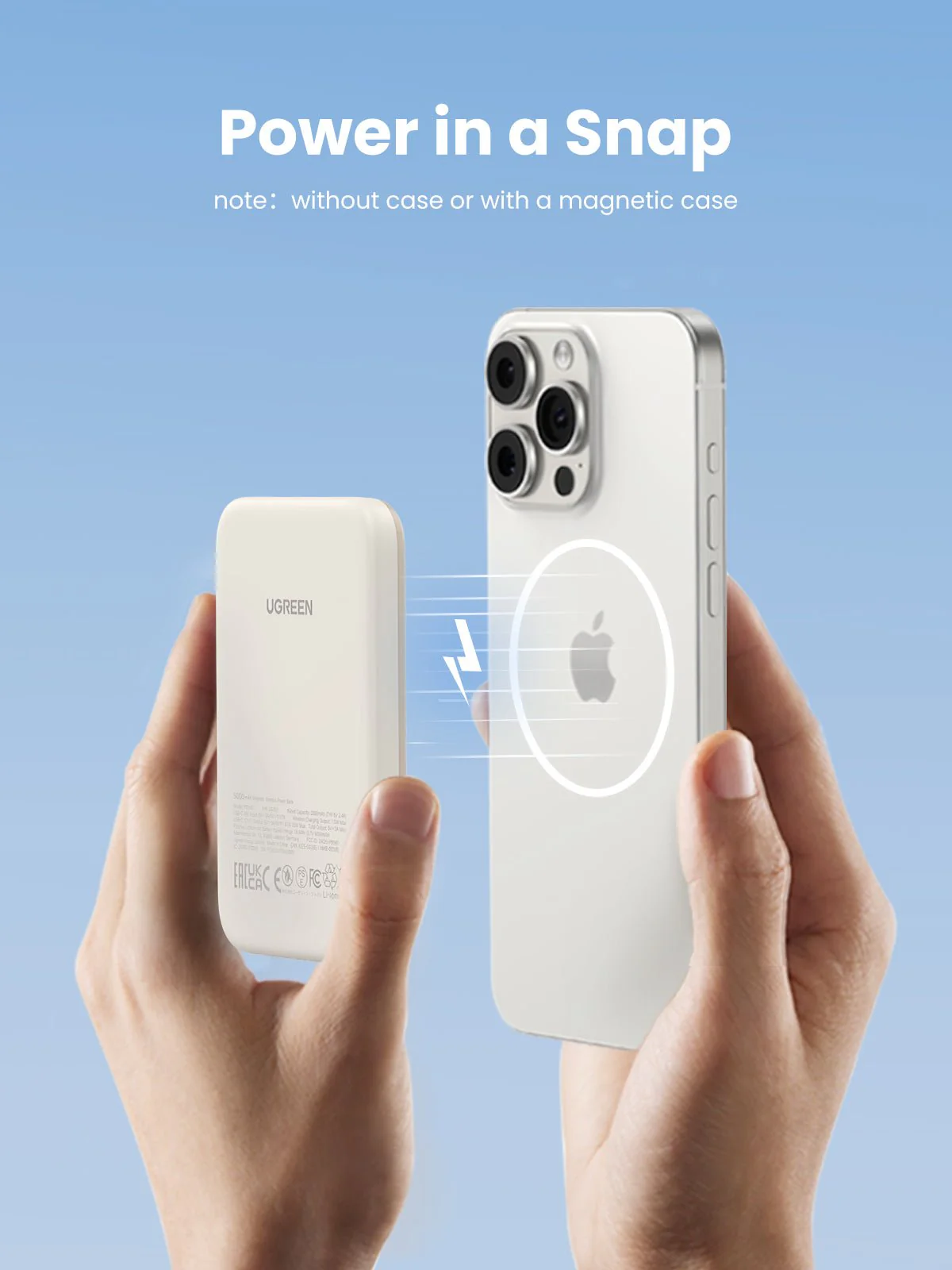 UGREEN Wireless Magnetic Power Bank 5000mAh - Image 10
