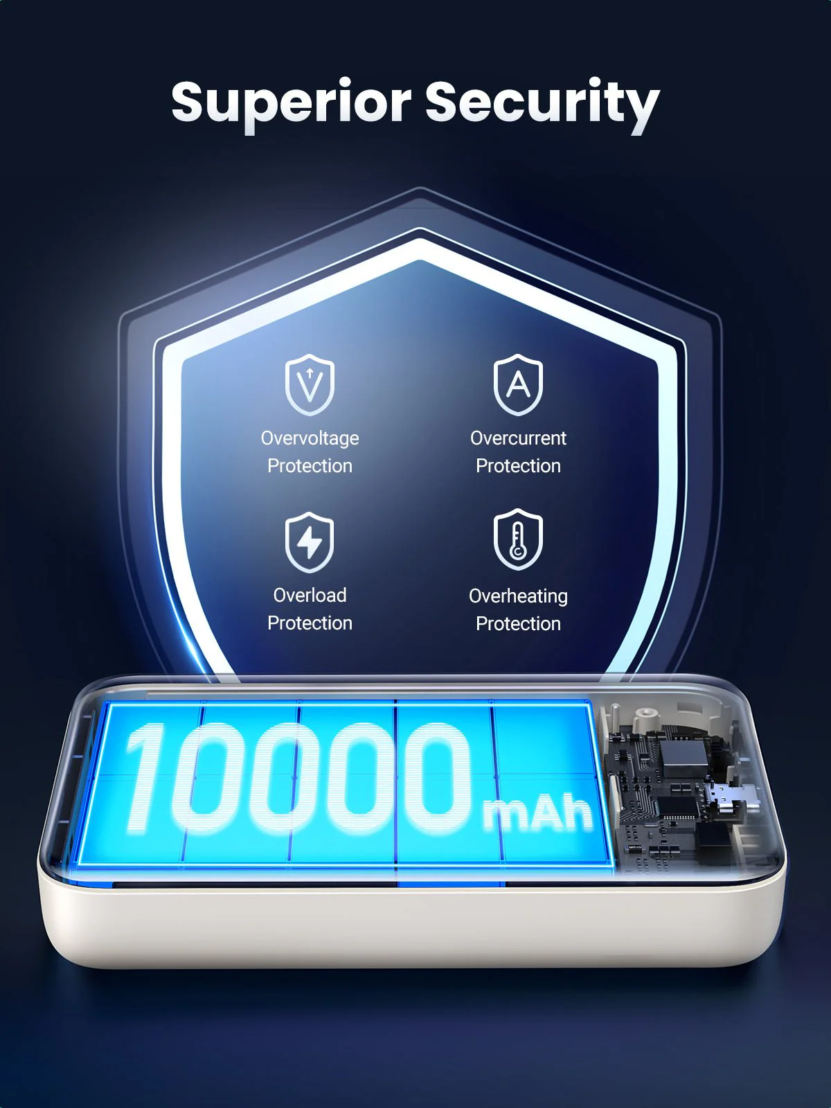 UGREEN Wireless Magnetic Power Bank 10000mAh - Image 7