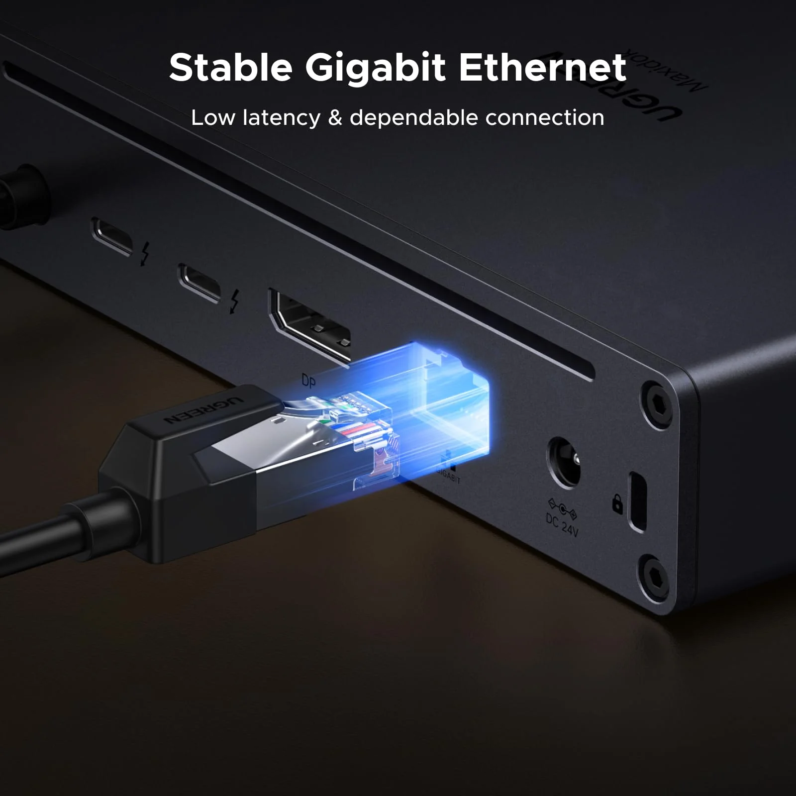 UGREEN Revodok Maxidok 10-in-1 Thunderbolt™ 5 Docking Station with Gigabit Ethernet – Dual 6K/8K Display for Mac & Windows - Image 7