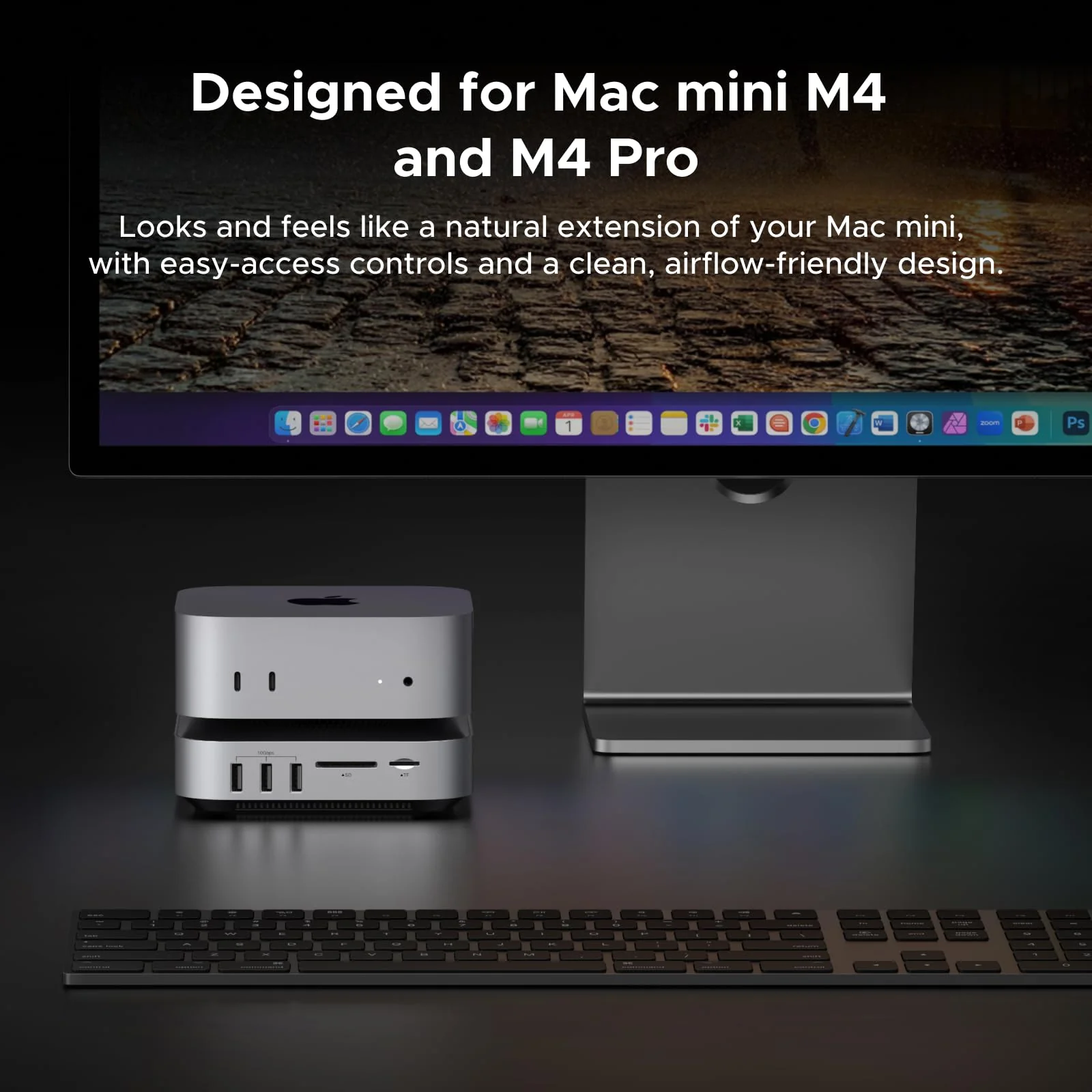 UGREEN Revodok Maxidok 10-in-1 Thunderbolt™ 5 Mac mini Dock with M.2 NVMe SSD Slot, Dual 6K Displays for Mac mini M4/M4 Pro - Image 10