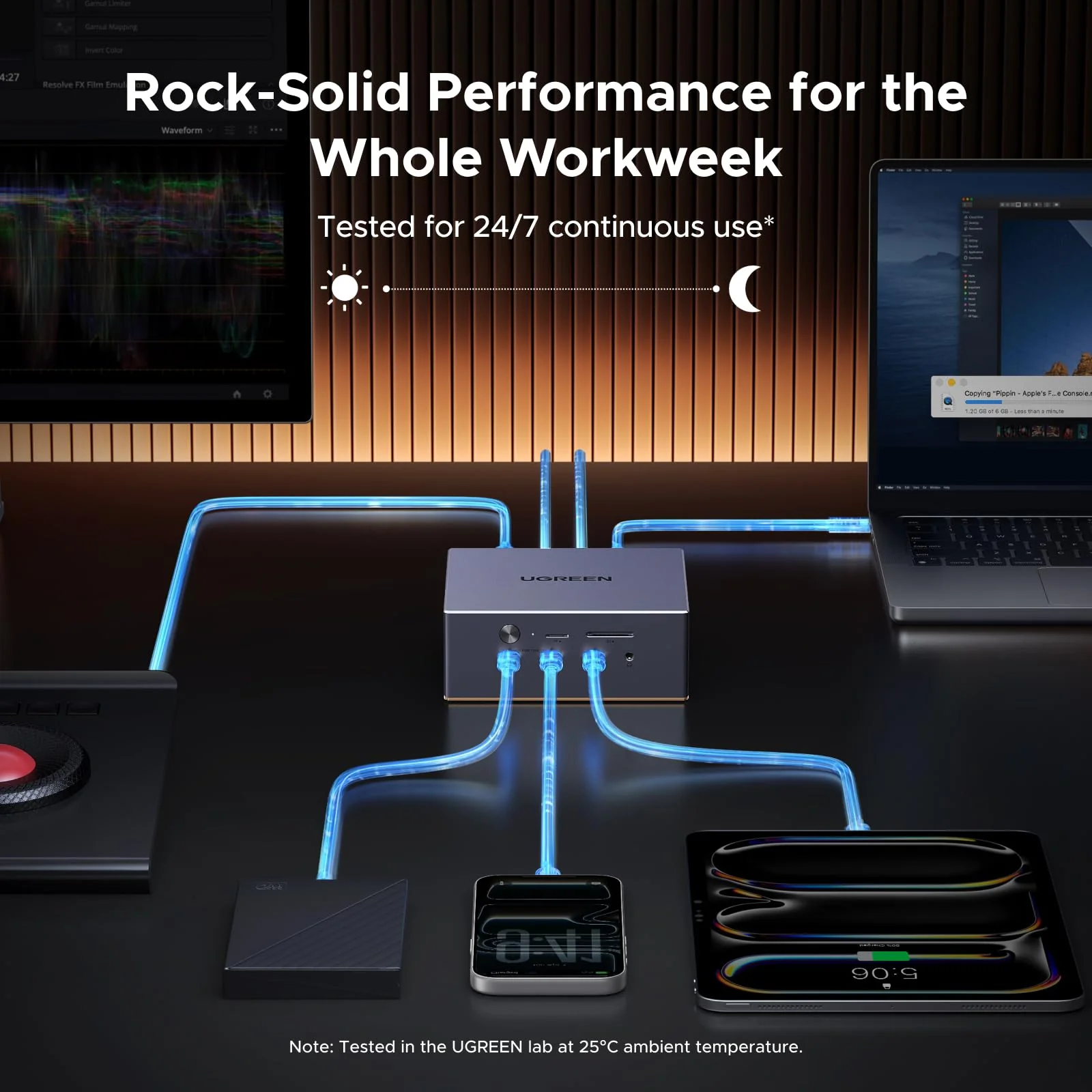UGREEN Revodok Maxidok 17-in-1 Thunderbolt™ 5 Docking Station – 8TB, Dual 6K/8K Display for Mac & Windows - Image 9