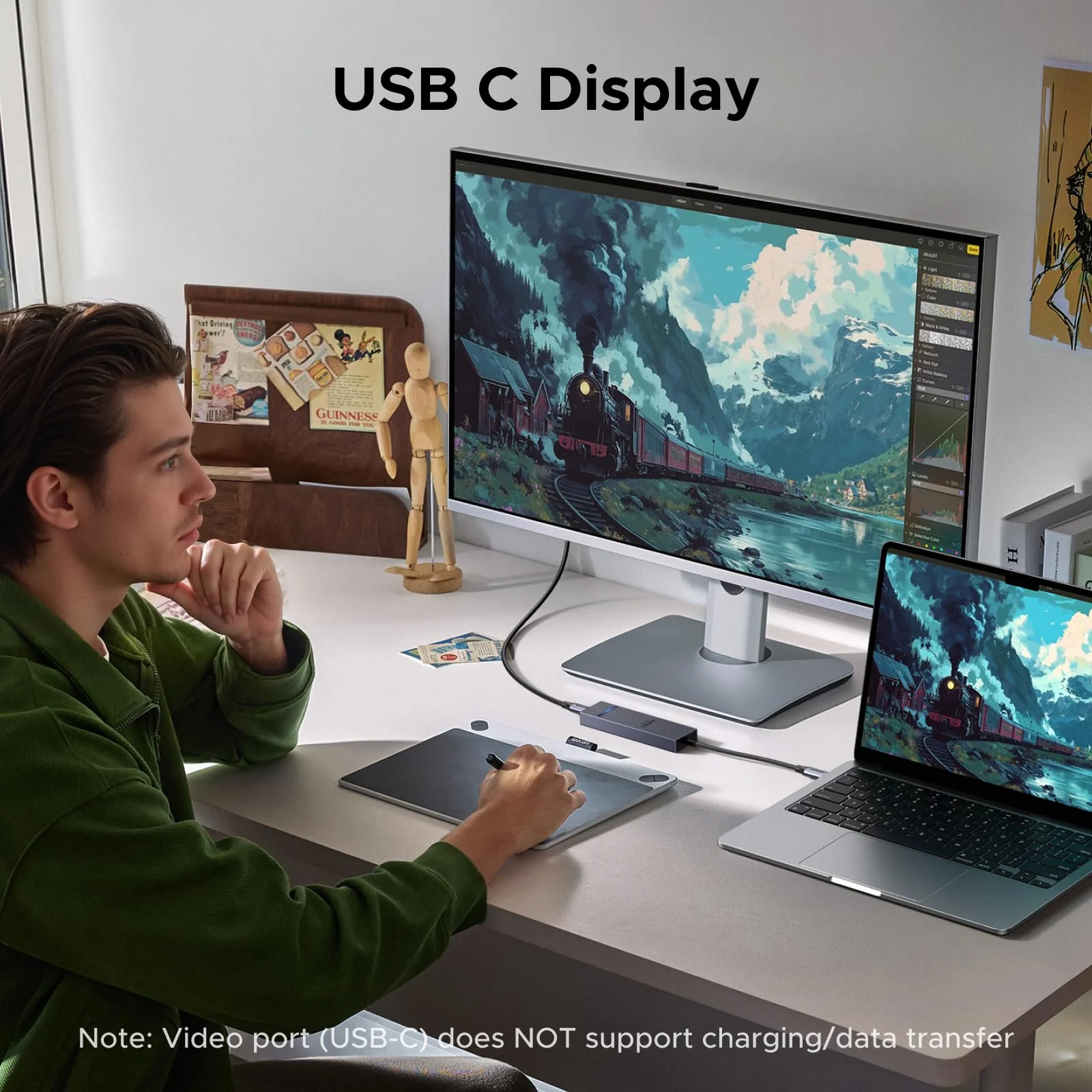 UGREEN Revodok Pro 6-in-1 USB-C Hub (4K@60Hz, 4x 10Gbps, 100W PD) - Image 3