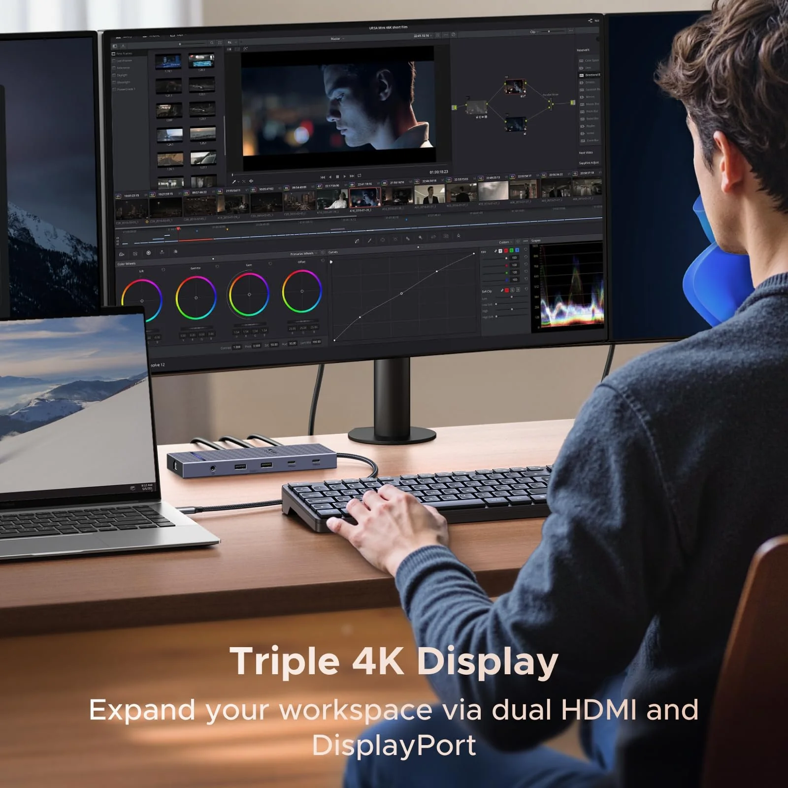 UGREEN Revodok Pro Docking Station (12-Port, Triple 4K, 100W) - Image 3