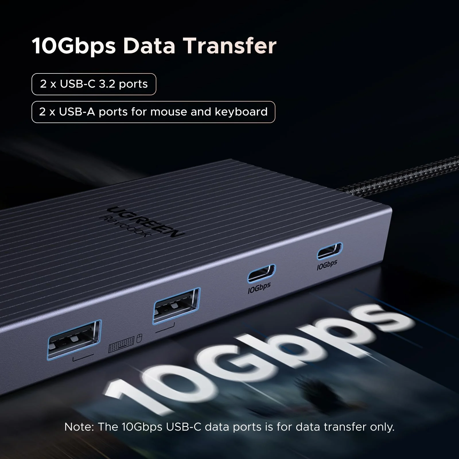 UGREEN Revodok Pro Docking Station (12-Port, Triple 4K, 100W) - Image 5