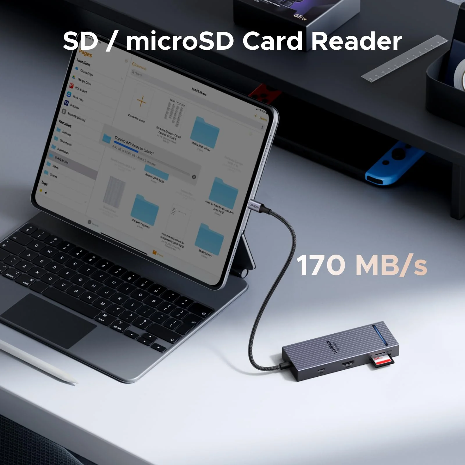 UGREEN Revodok USB-C Hub (8-Port, 10Gbps, 4K@60Hz, 100W) - Image 6
