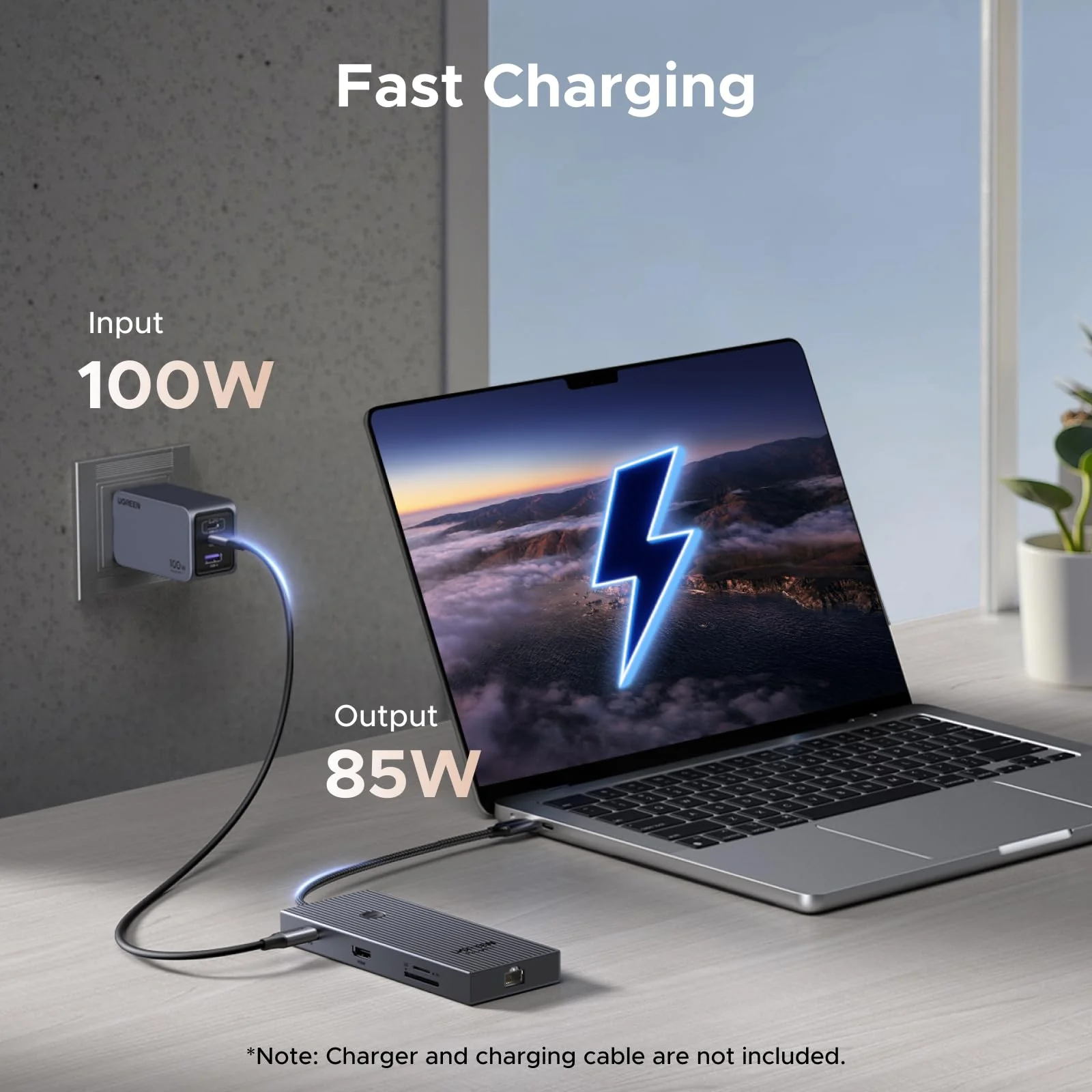 UGREEN Revodok USB-C Hub (9-Port, 10Gbps, 4K@60Hz, 100W) - Image 6