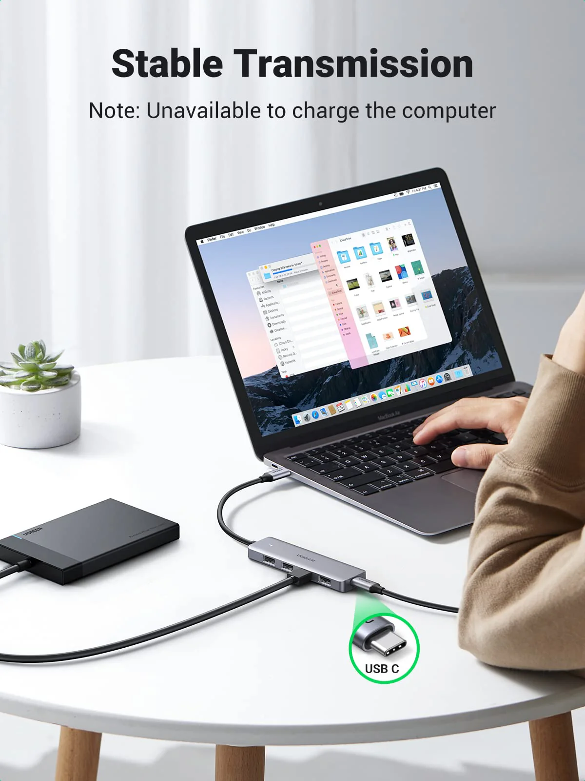 UGREEN 4-in-1 USB C Hub - Image 4