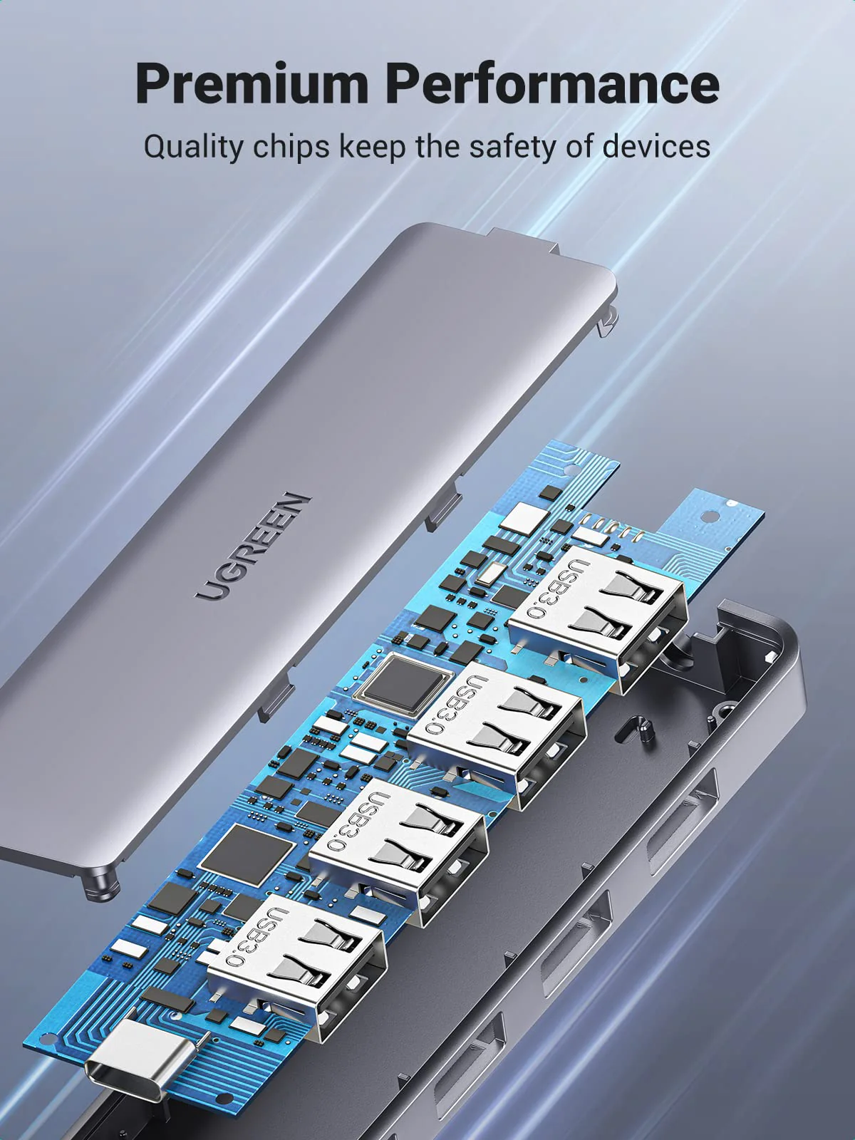 UGREEN 4-in-1 USB C Hub - Image 5