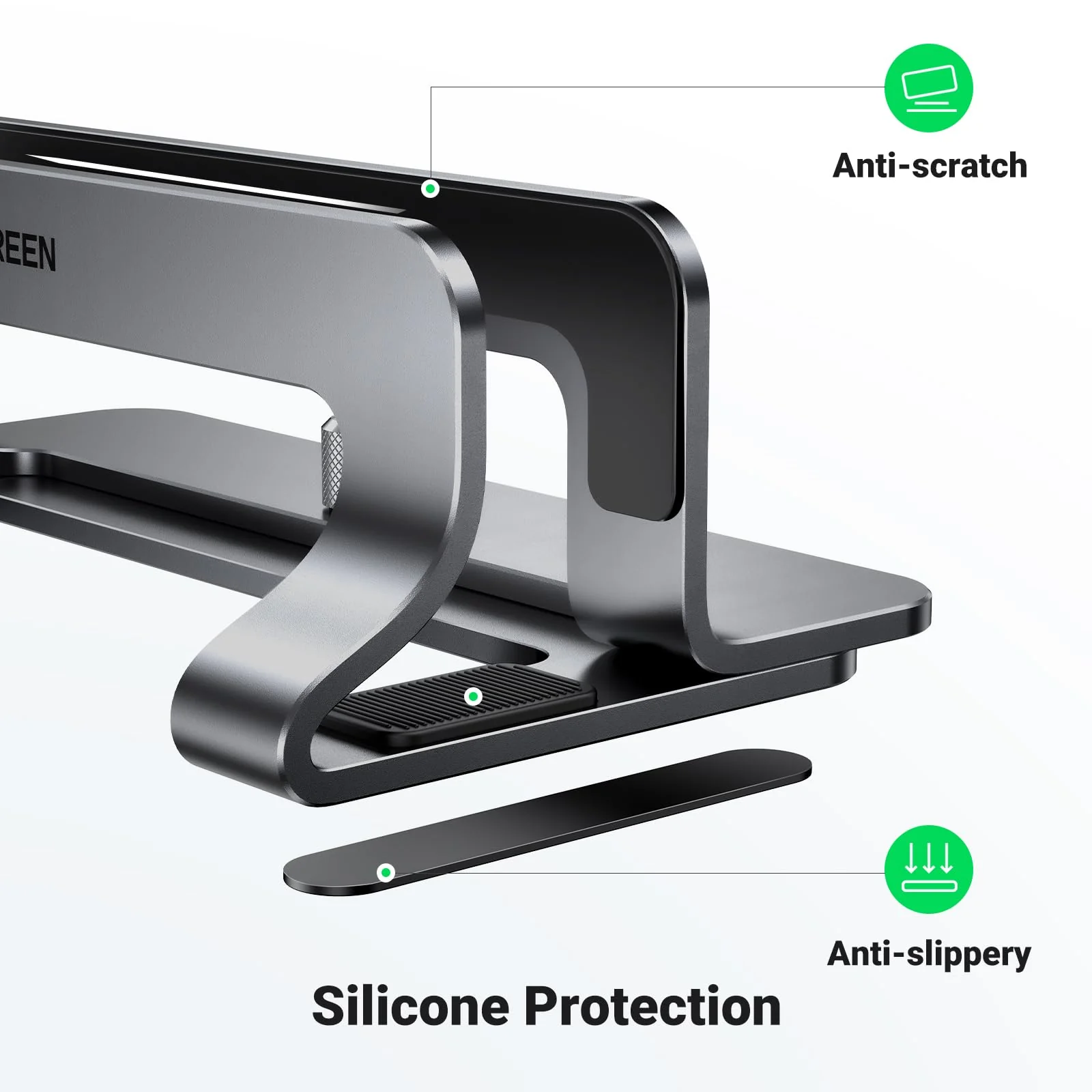 UGREEN Adjustable Vertical Laptop Stand - Image 4