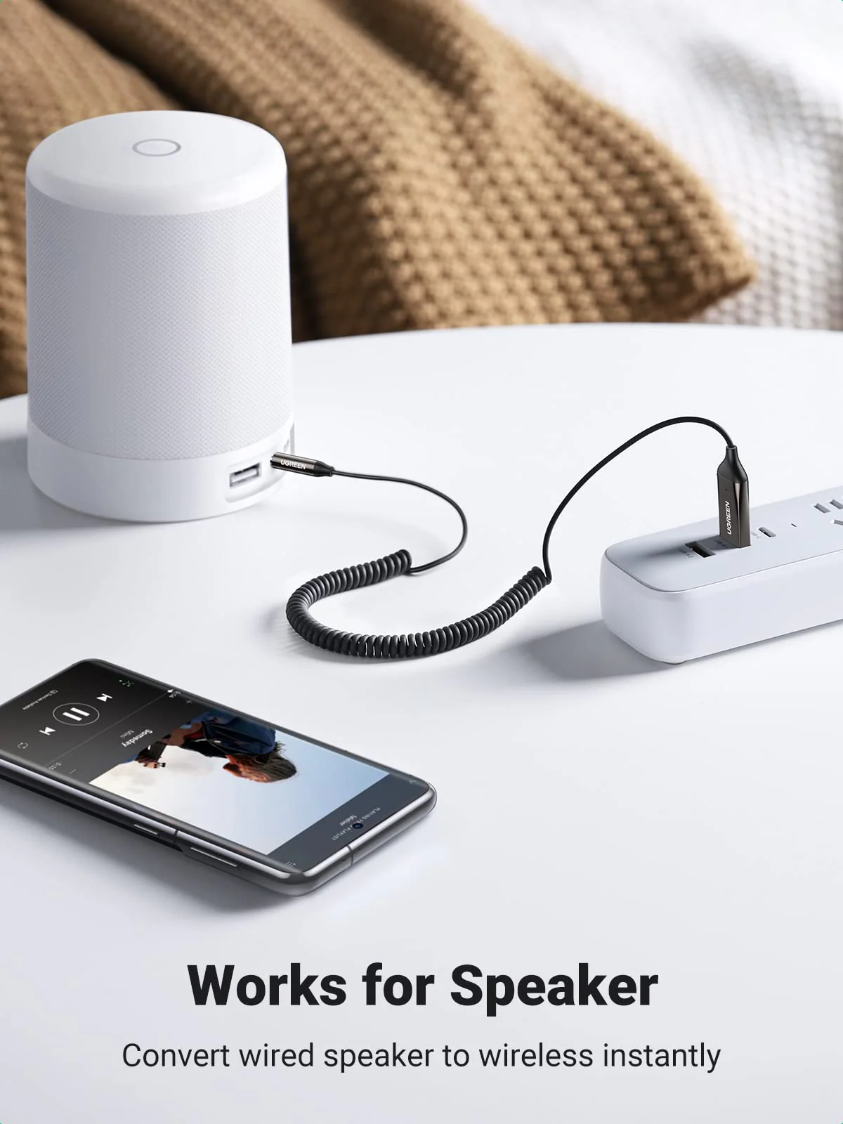 UGREEN Bluetooth Aux Adapter V5.3 - Image 7