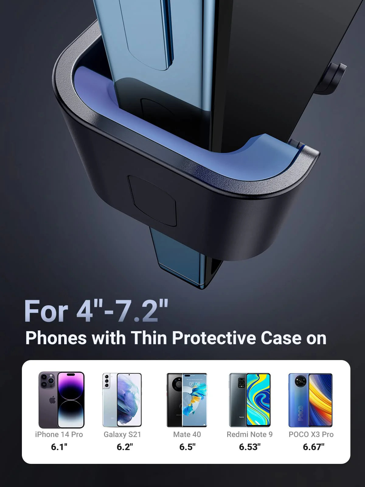 UGREEN Hands-Free Air Vent Car Phone Holder - Image 6