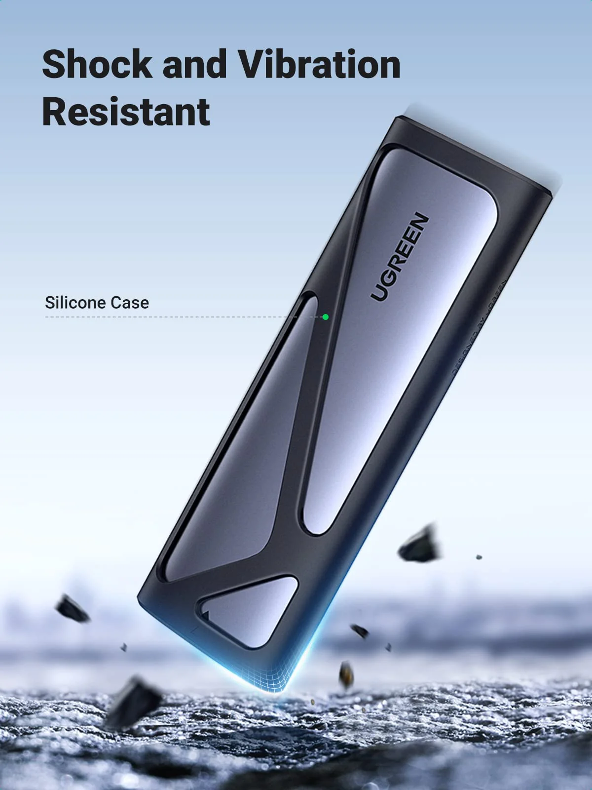 UGREEN M.2 NVMe SSD Enclosure, USB 3.2 GEN 2 10Gbps SSD Caddy - Image 8