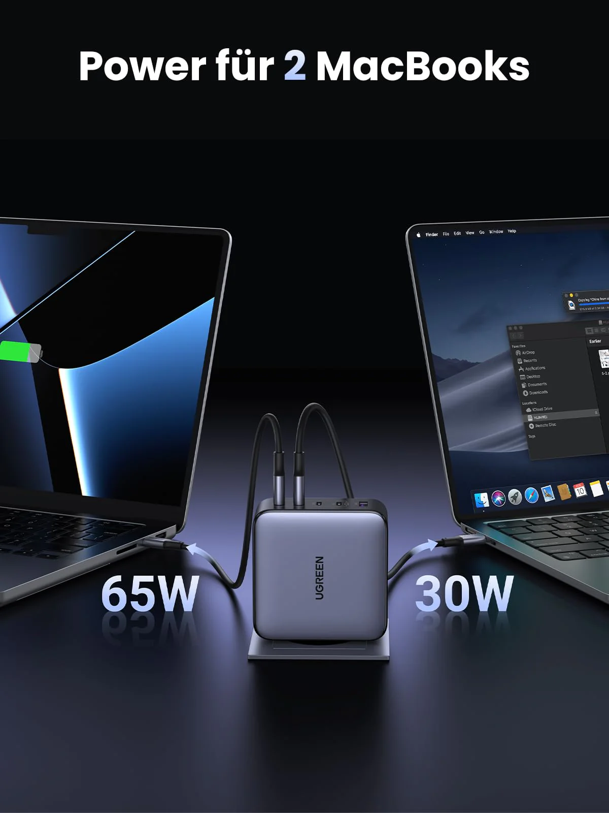 UGREEN Nexode 100W 5-Port GaN Fast Charger - Image 4