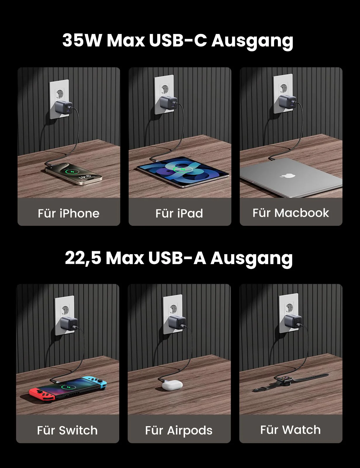 UGREEN Nexode 35W USB-C GaN Fast Charger - Image 8