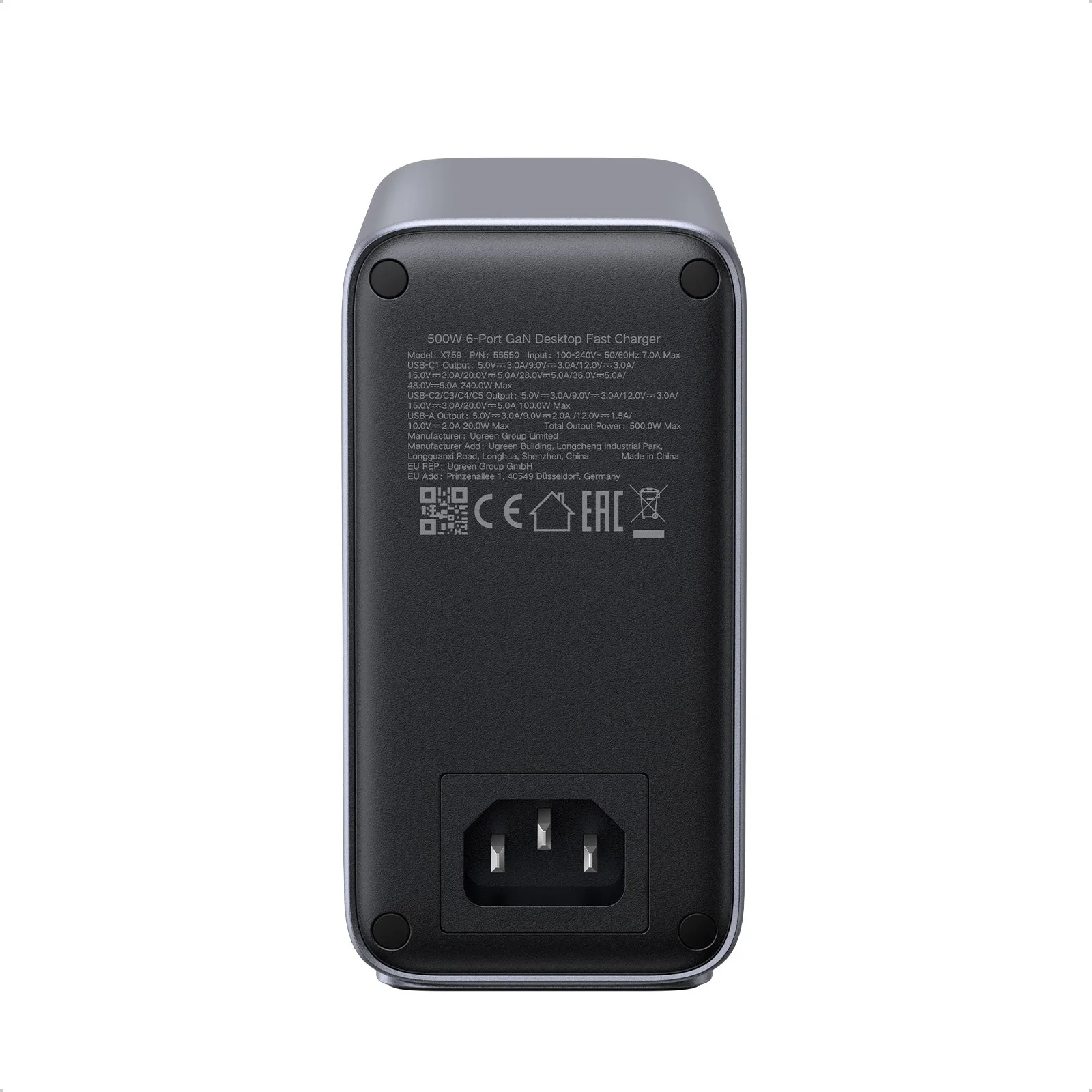 UGREEN Nexode 500W 6-Port GaN Desktop Fast Charger - Image 3
