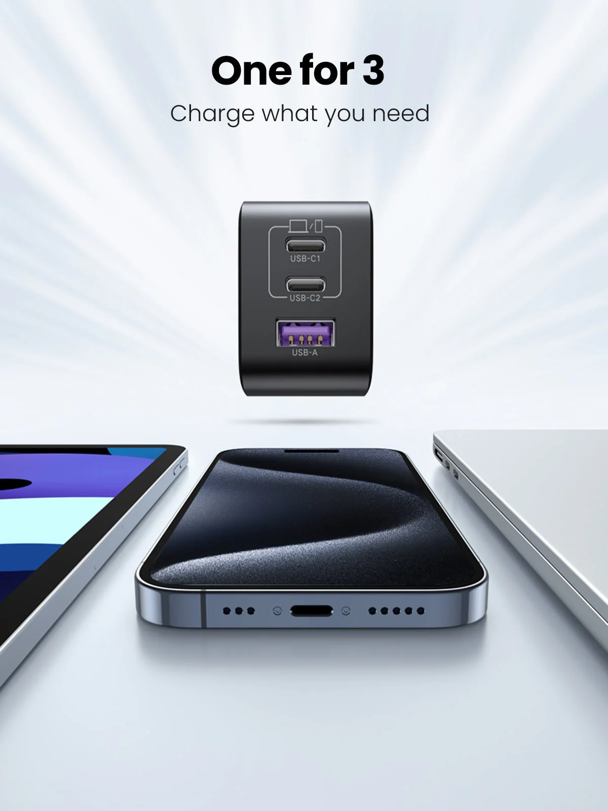 UGREEN Nexode 65W Charger & 60W USB-C Cables - Image 4