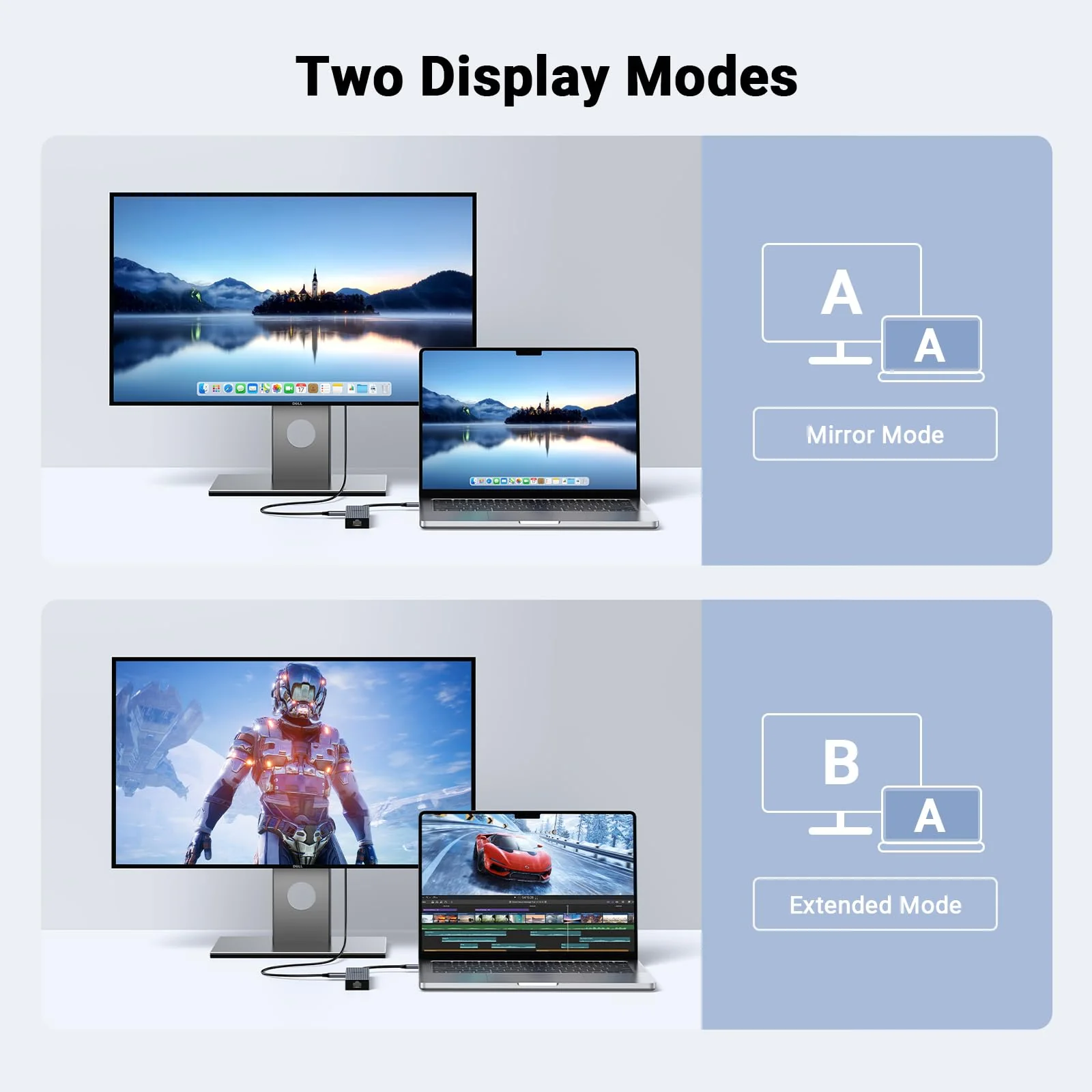 UGREEN Revodok 6-IN-1 USB-C Hub Ethernet, 4K@60Hz HDMI Display - Image 6