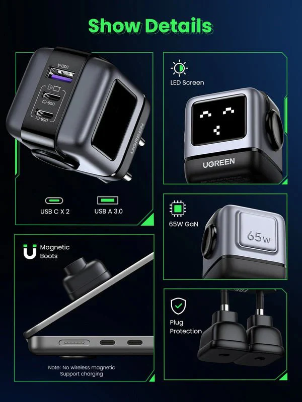 UGREEN Uno 65W Charger & 60W USB-C Cable - Image 4