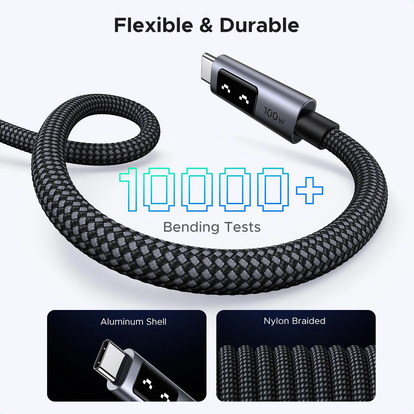 UGREEN Uno USB-C to USB-C Cable 100W - Image 5