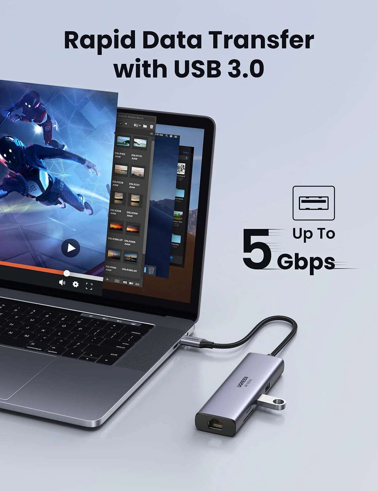 UGREEN USB C 7 in 1 Hub with 4K 60Hz HDMI - Image 5