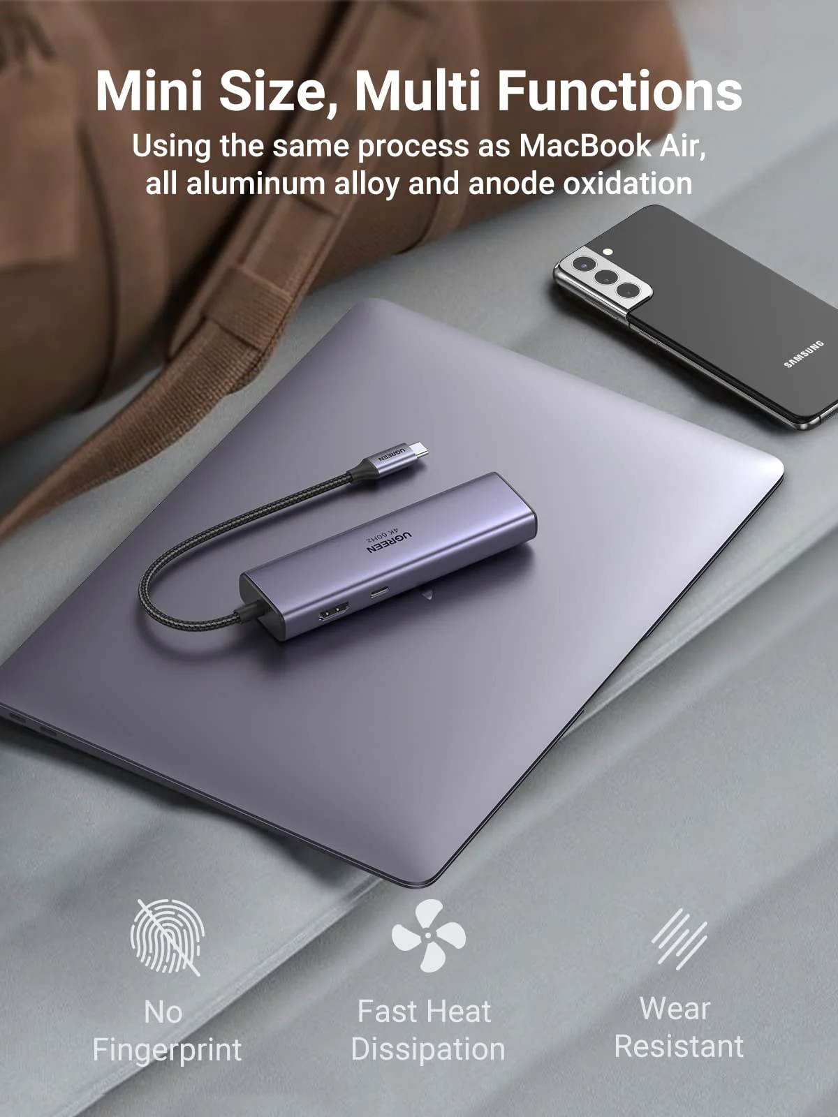 UGREEN USB C 7 in 1 Hub with 4K 60Hz HDMI - Image 6