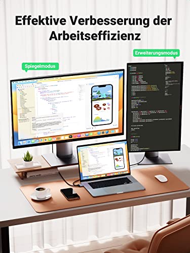 UGREEN USB C auf HDMI Kabel 4K 60Hz 2m Thunderbolt 3 - Image 4