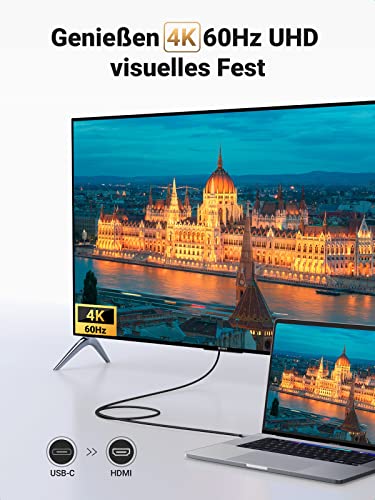 UGREEN USB C auf HDMI Kabel 4K 60Hz 2m Thunderbolt 3 - Image 6