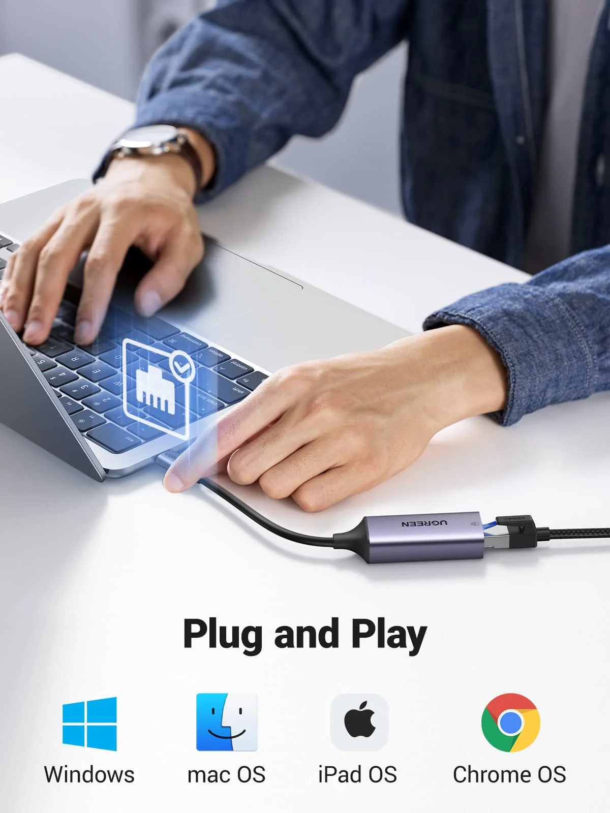UGREEN USB C to Ethernet Adapter - Image 7