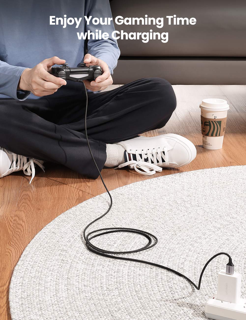UGREEN USB Mini-B to USB-A charging cable - Image 7